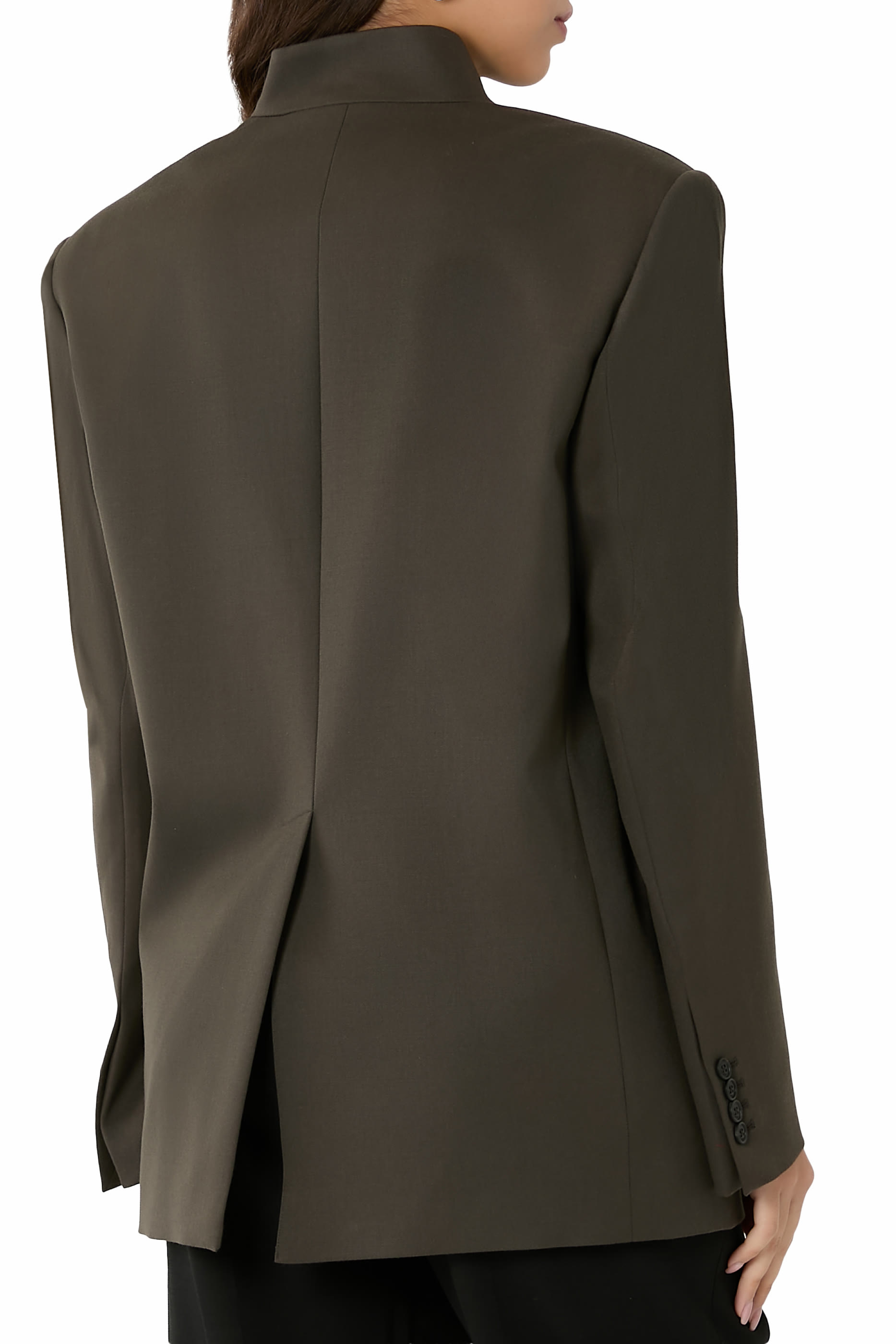 Stretch Wool Gabardine Jacket