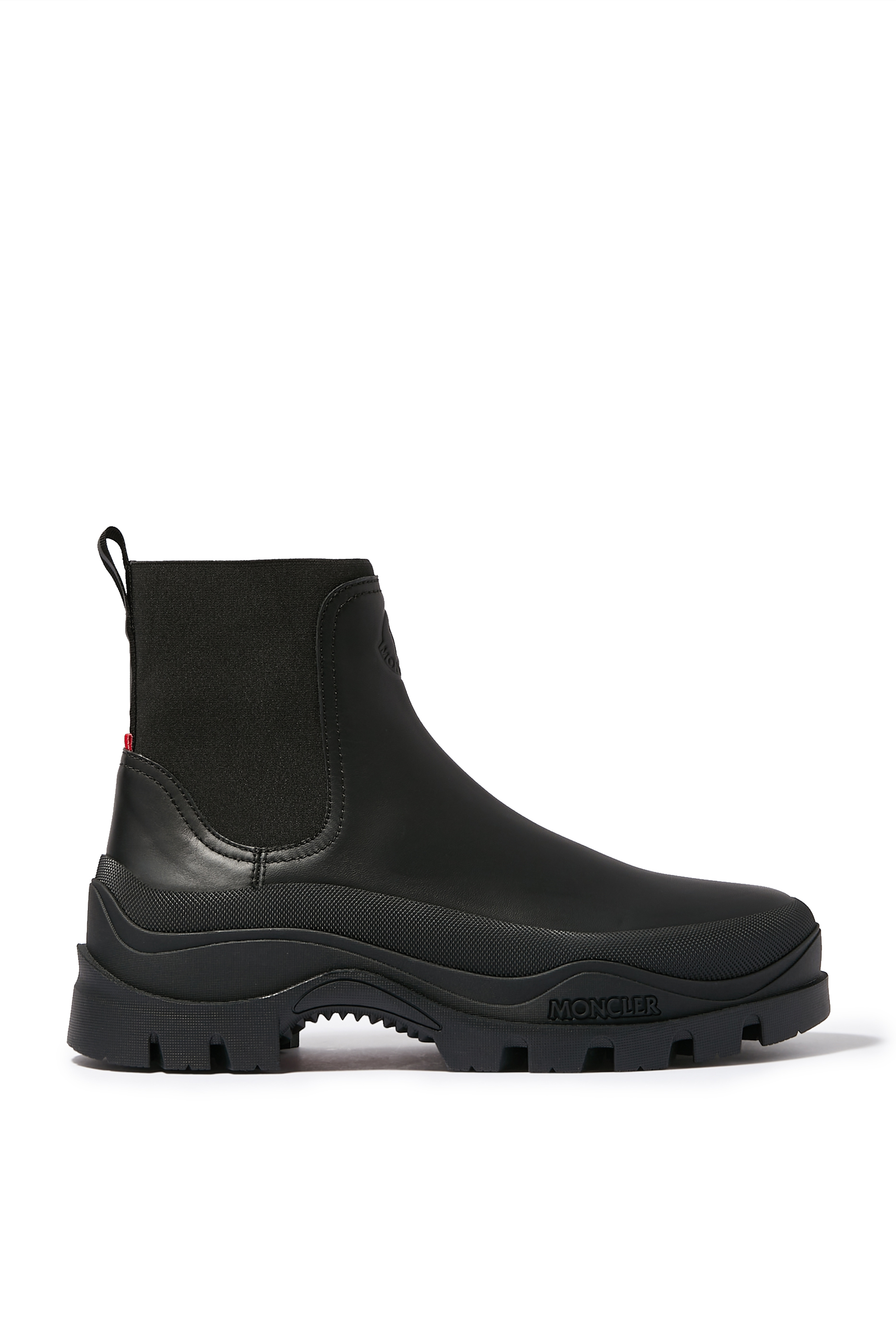 Buy Moncler Larue Leather Chelsea Boots for Mens | Bloomingdale's UAE
