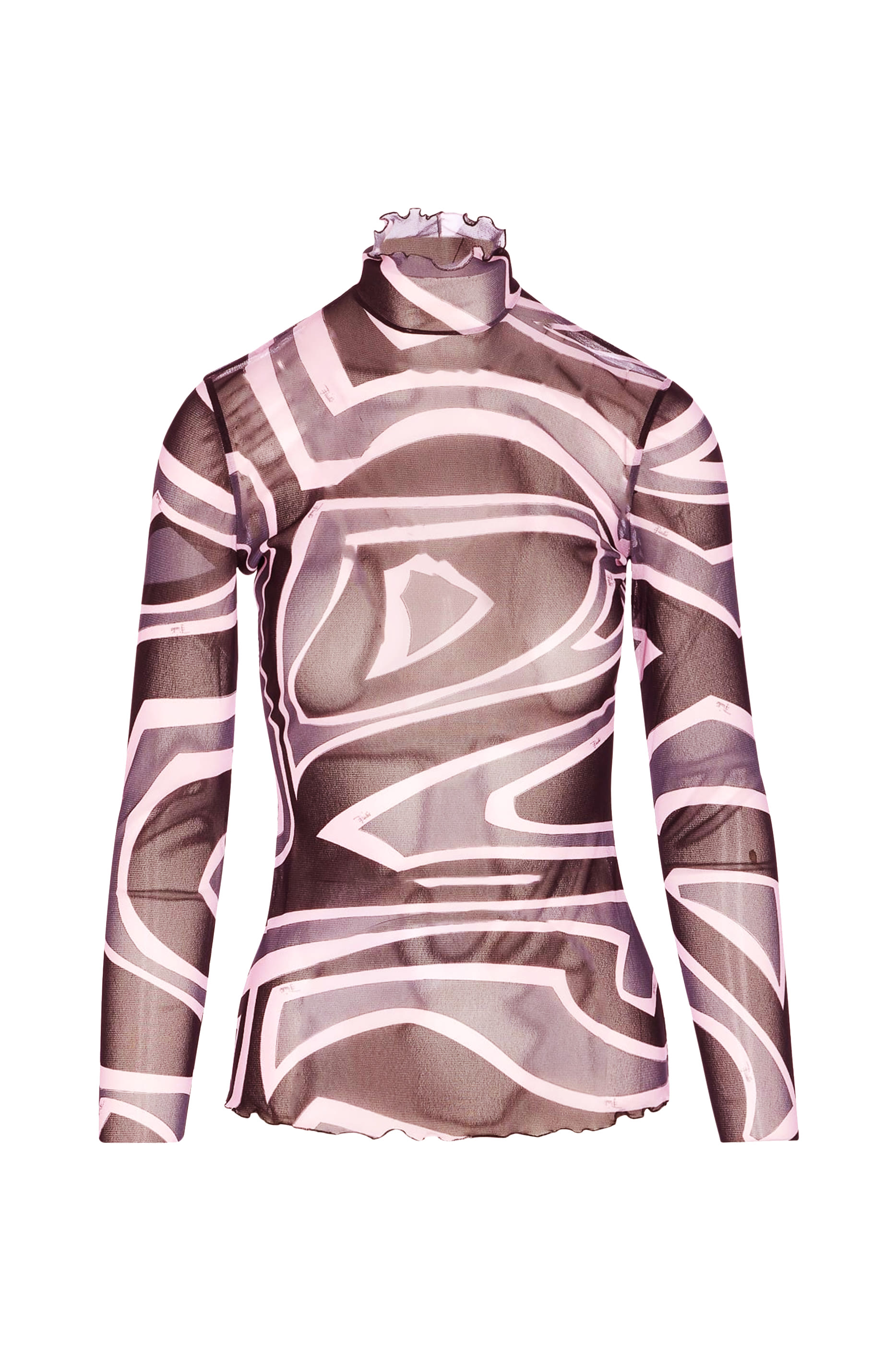   Printed Tulle T-Shirt 