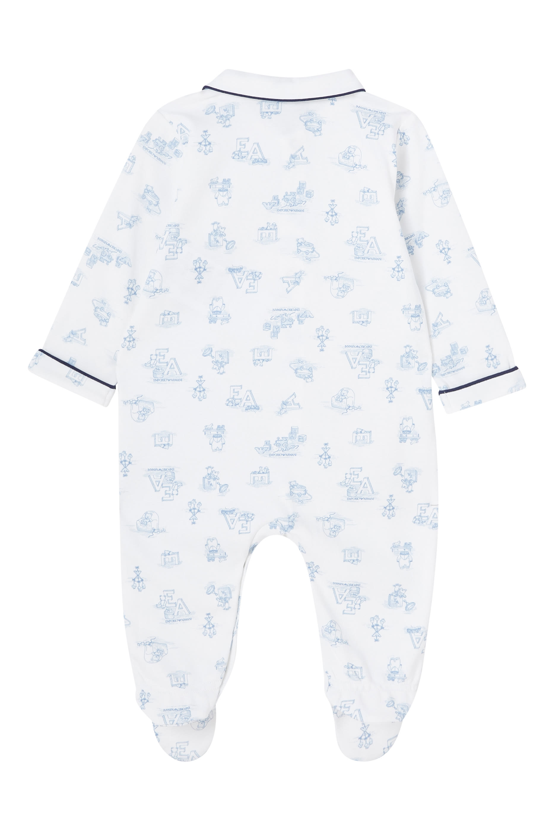 Kids EA7 Logo Bodysuit