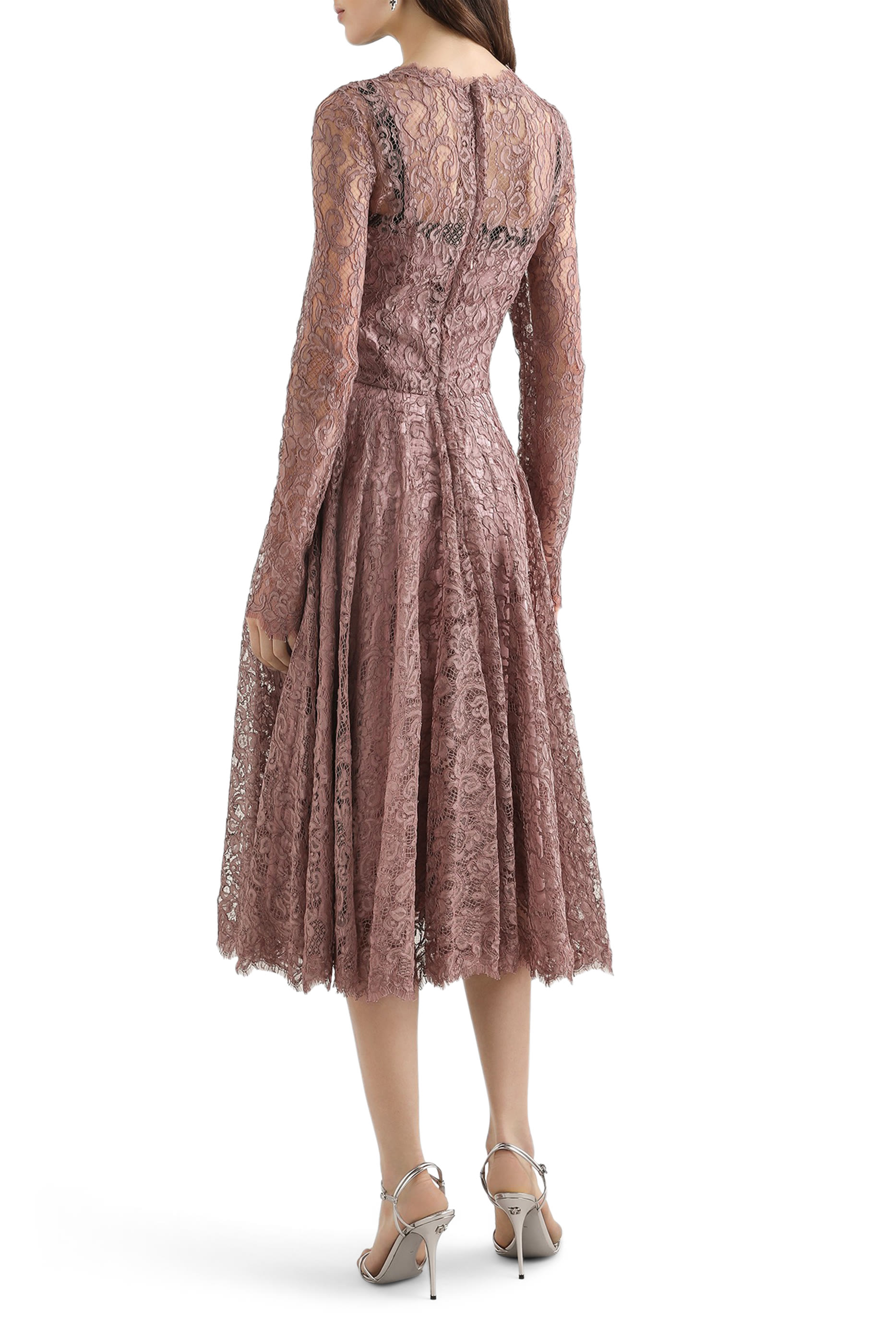 Lam&eacute; Chantilly Lace Dress
