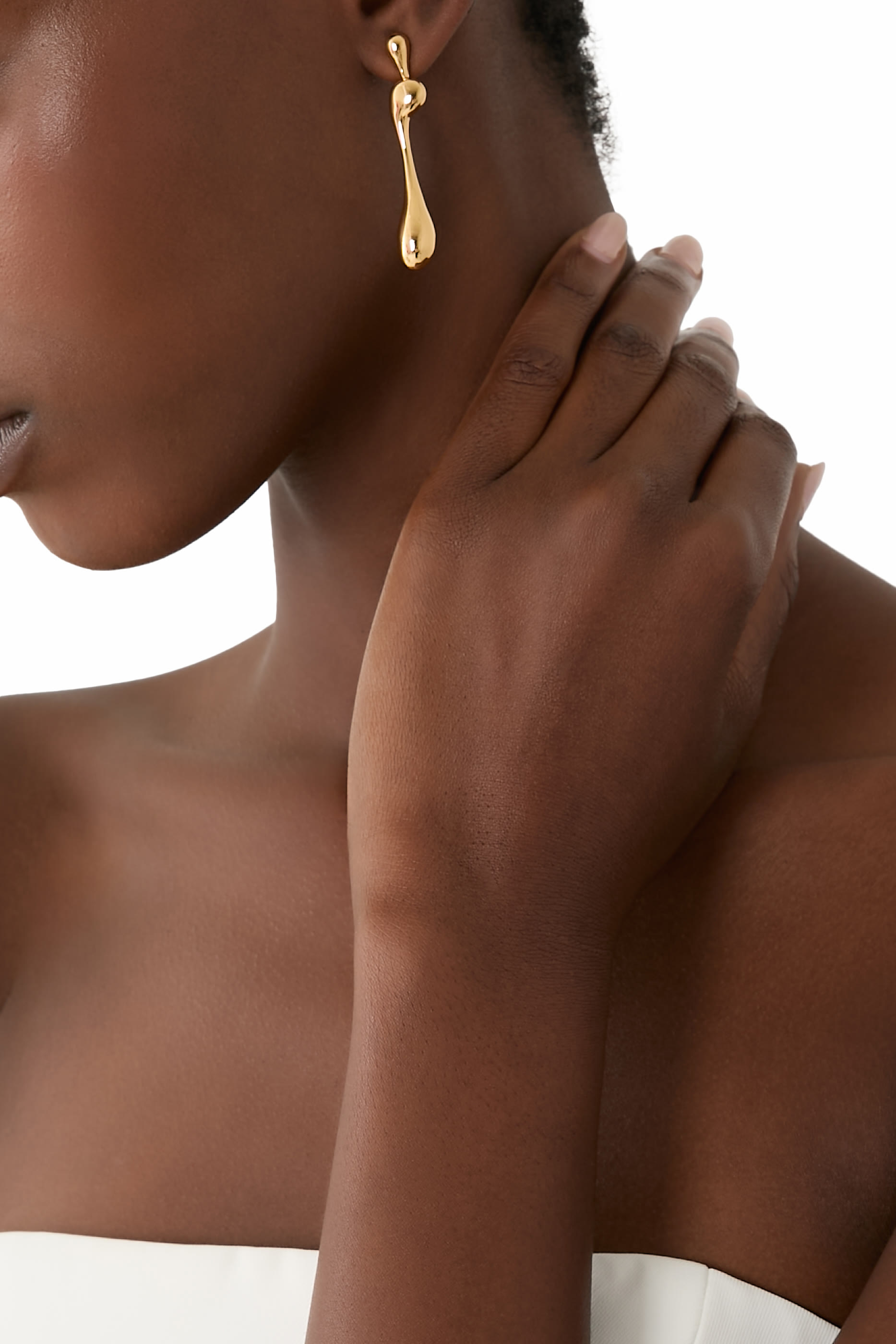 Molten Linear Earrings