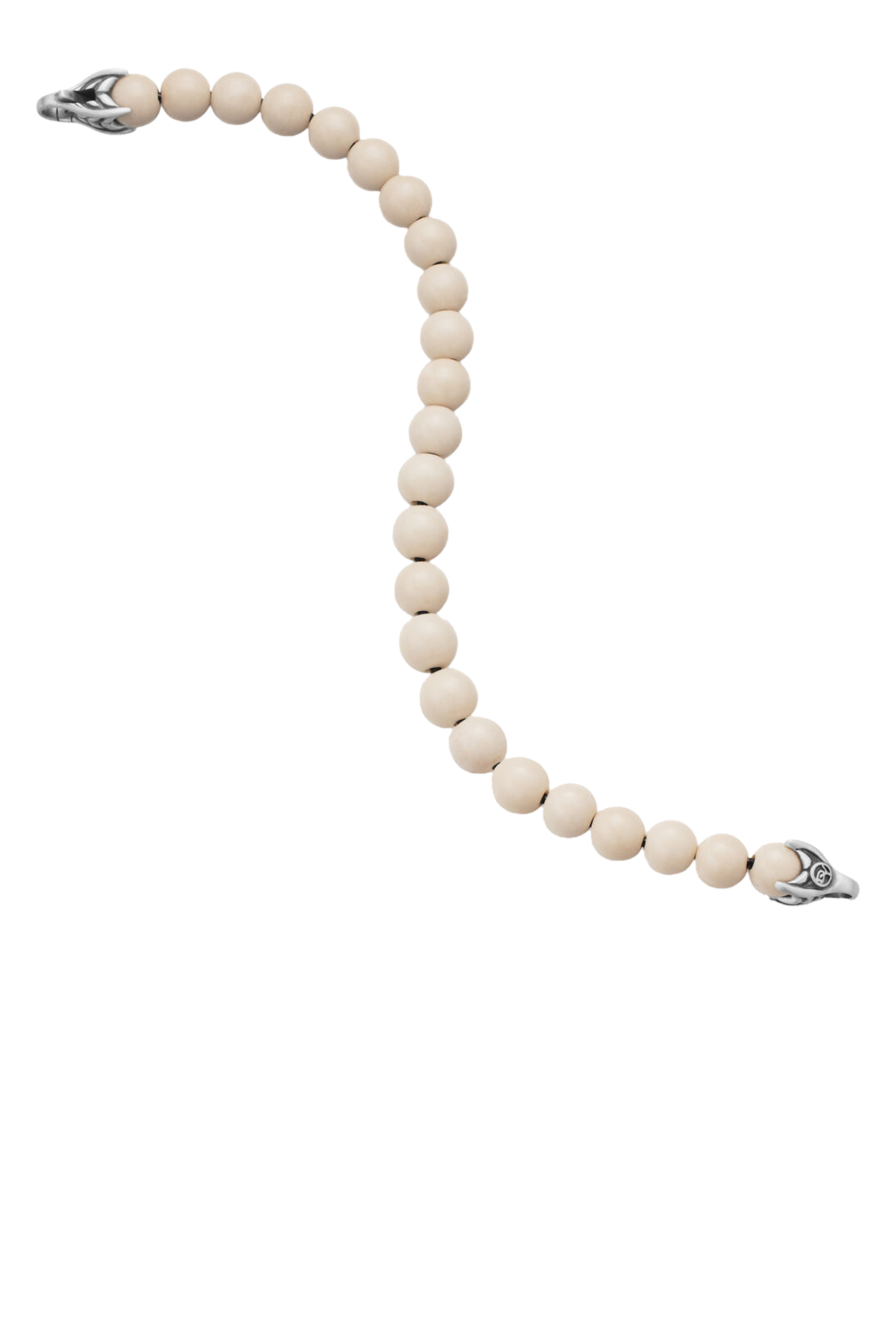 Spiritual Beads River Stone Bracelet, Sterling Silver & Beads