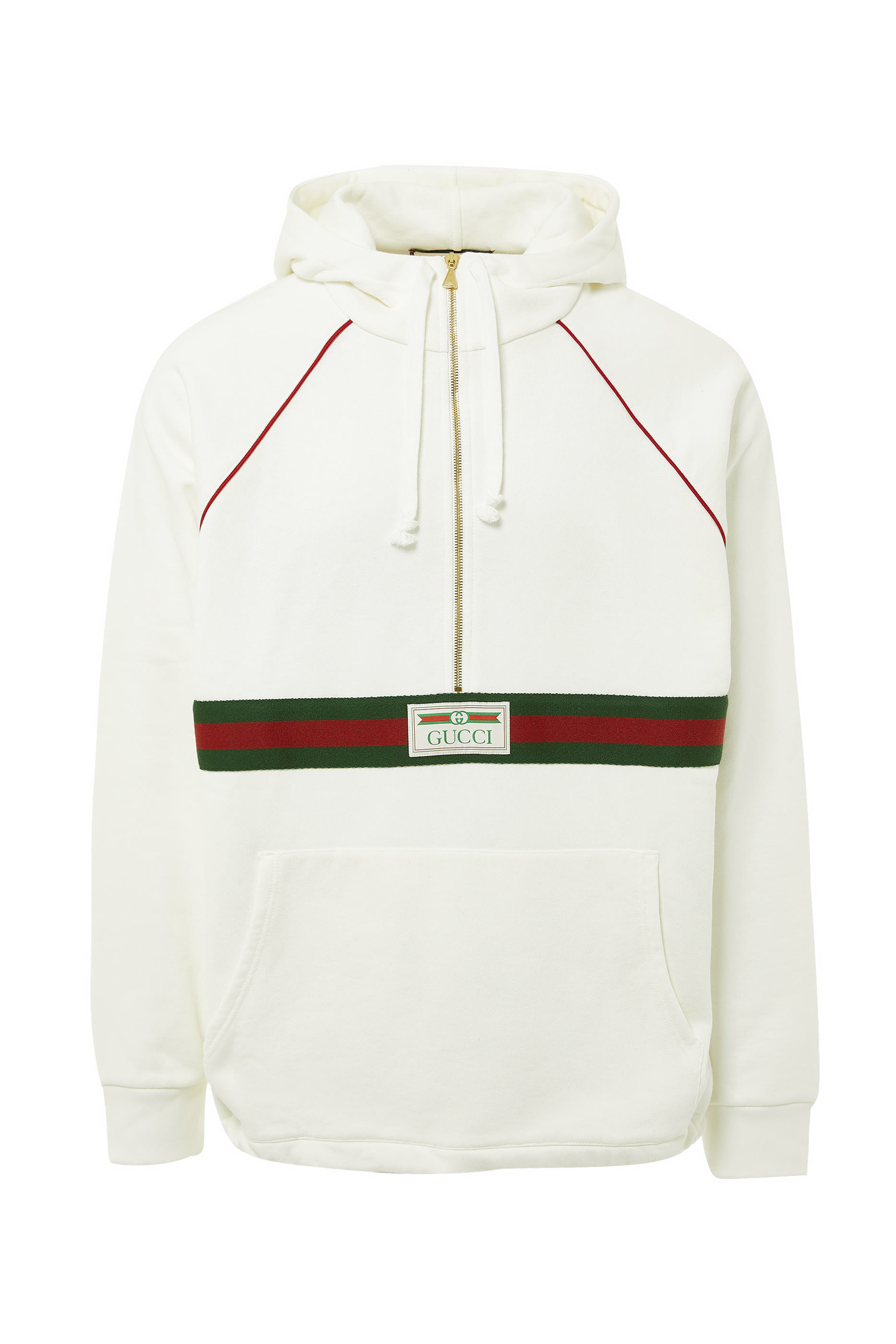 Sweatshirt with web and Gucci label