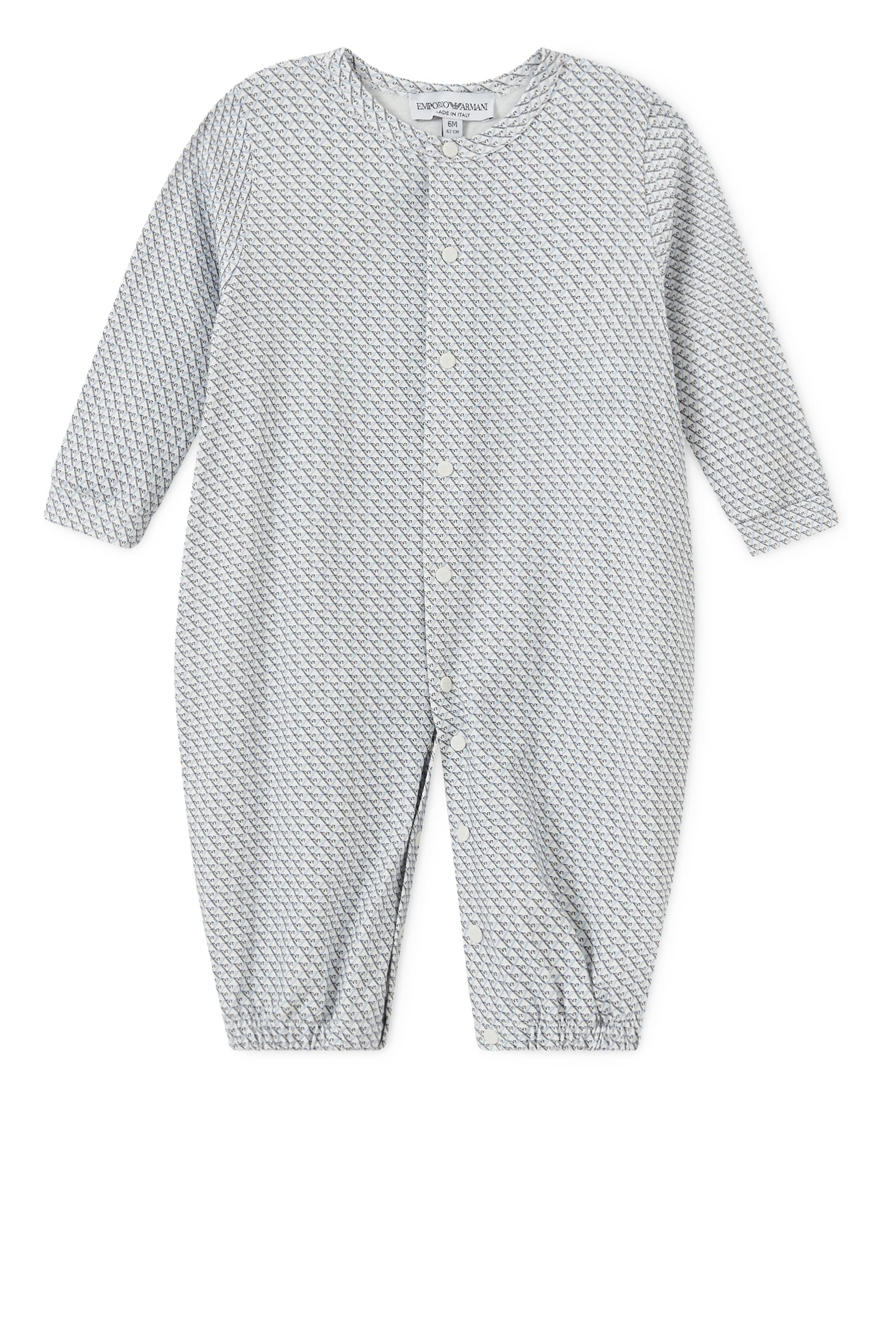 Navy Micro Eagle Jumpsuit & Dungarees Set