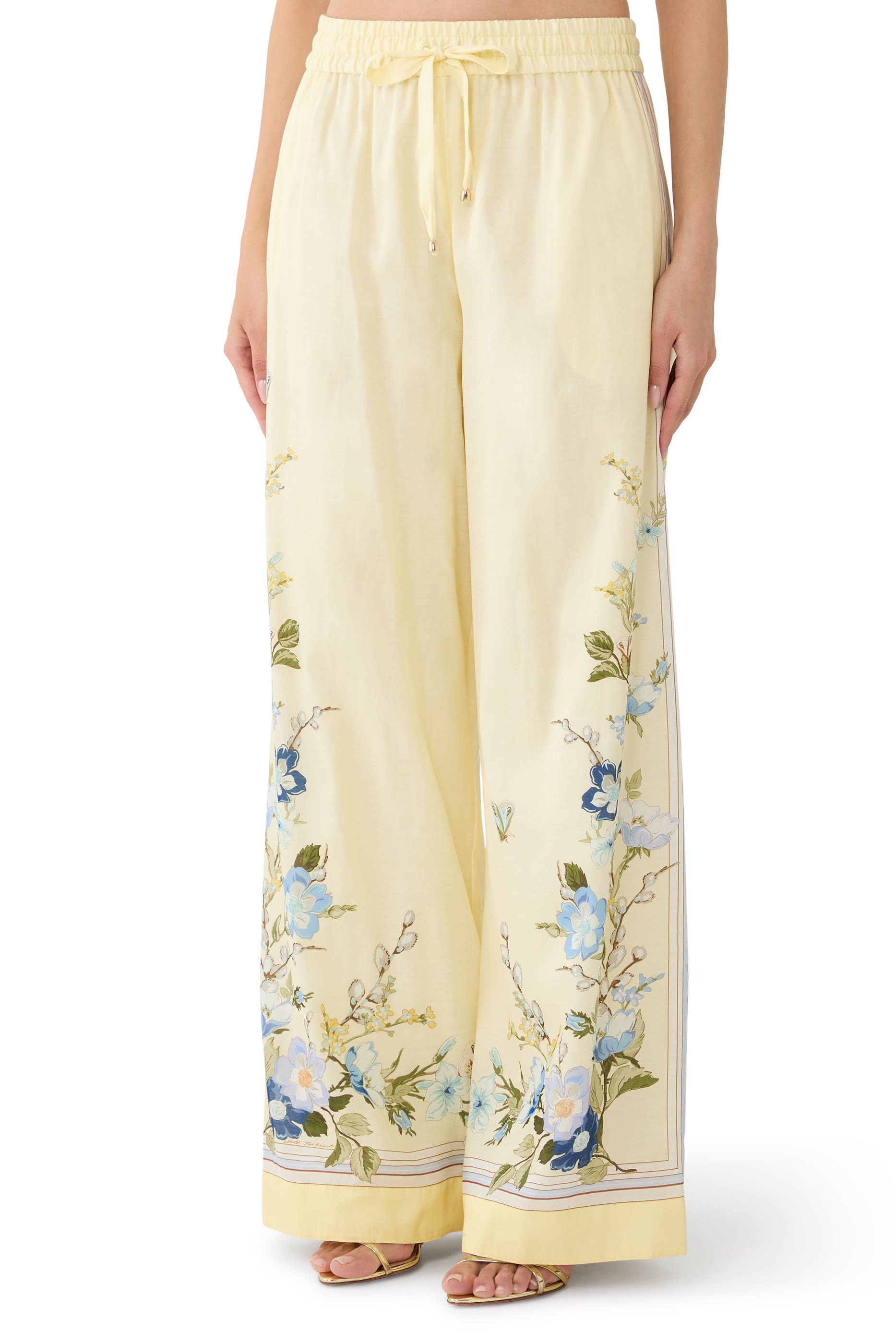 Floral Organza Trousers