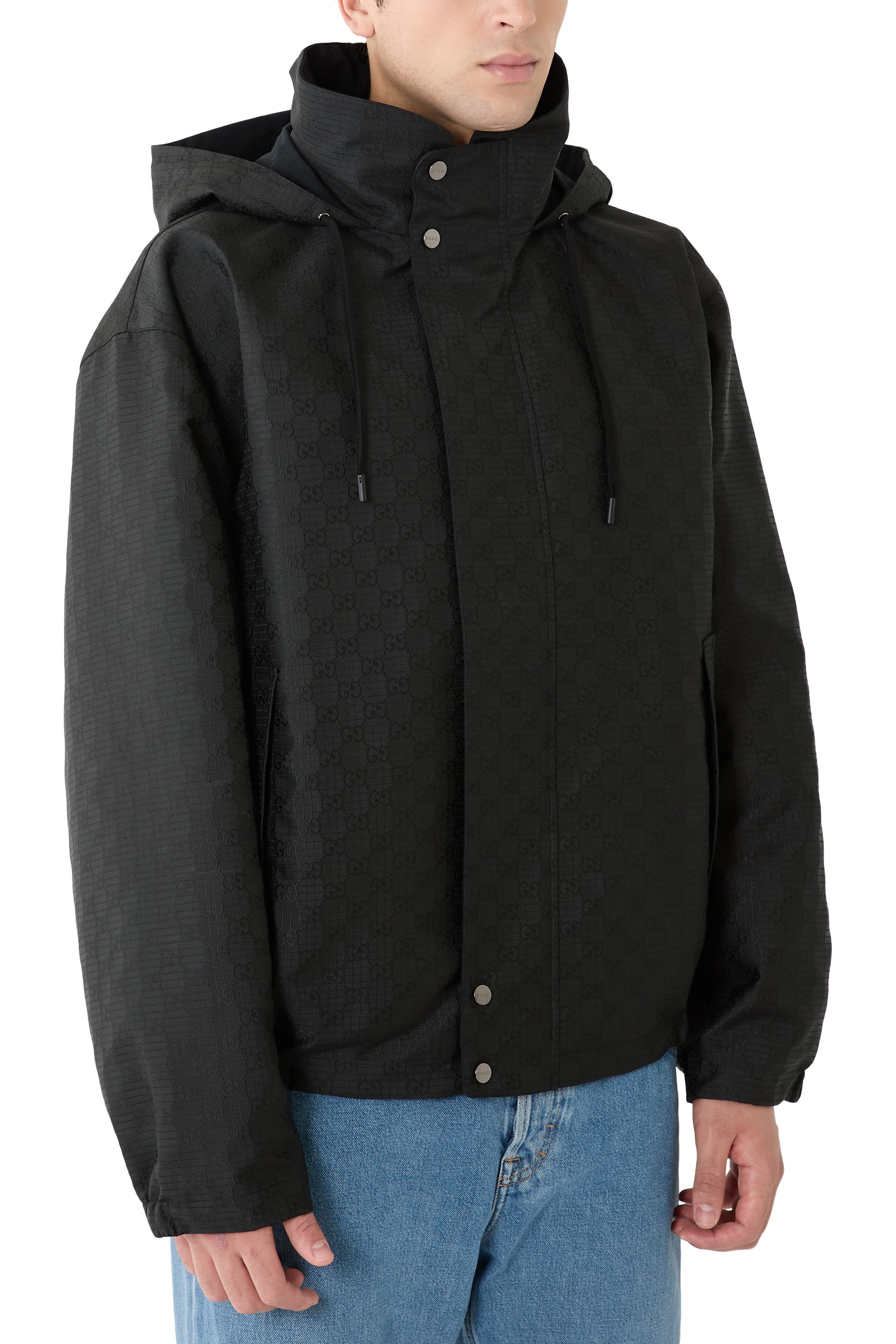 Reversible Cotton Ripstop Zip Jacket