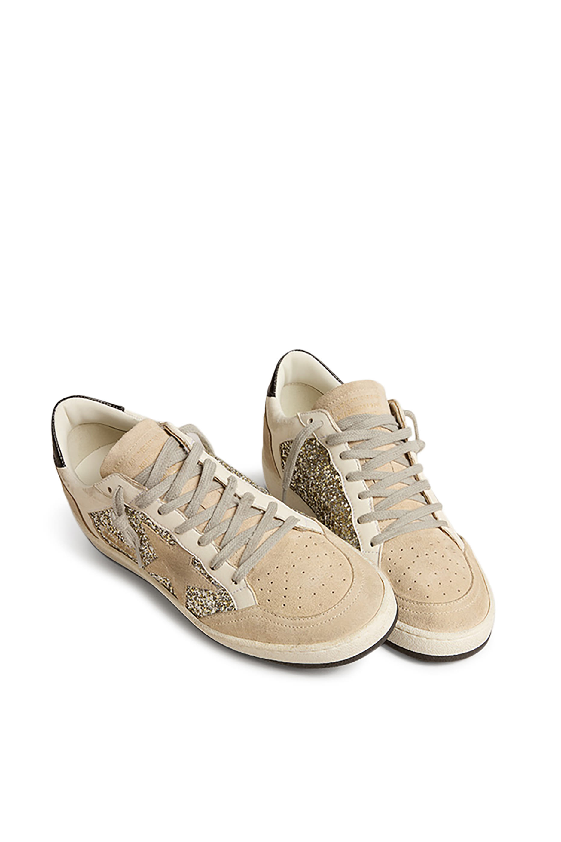 Low Top Bold Star Suede Sneakers