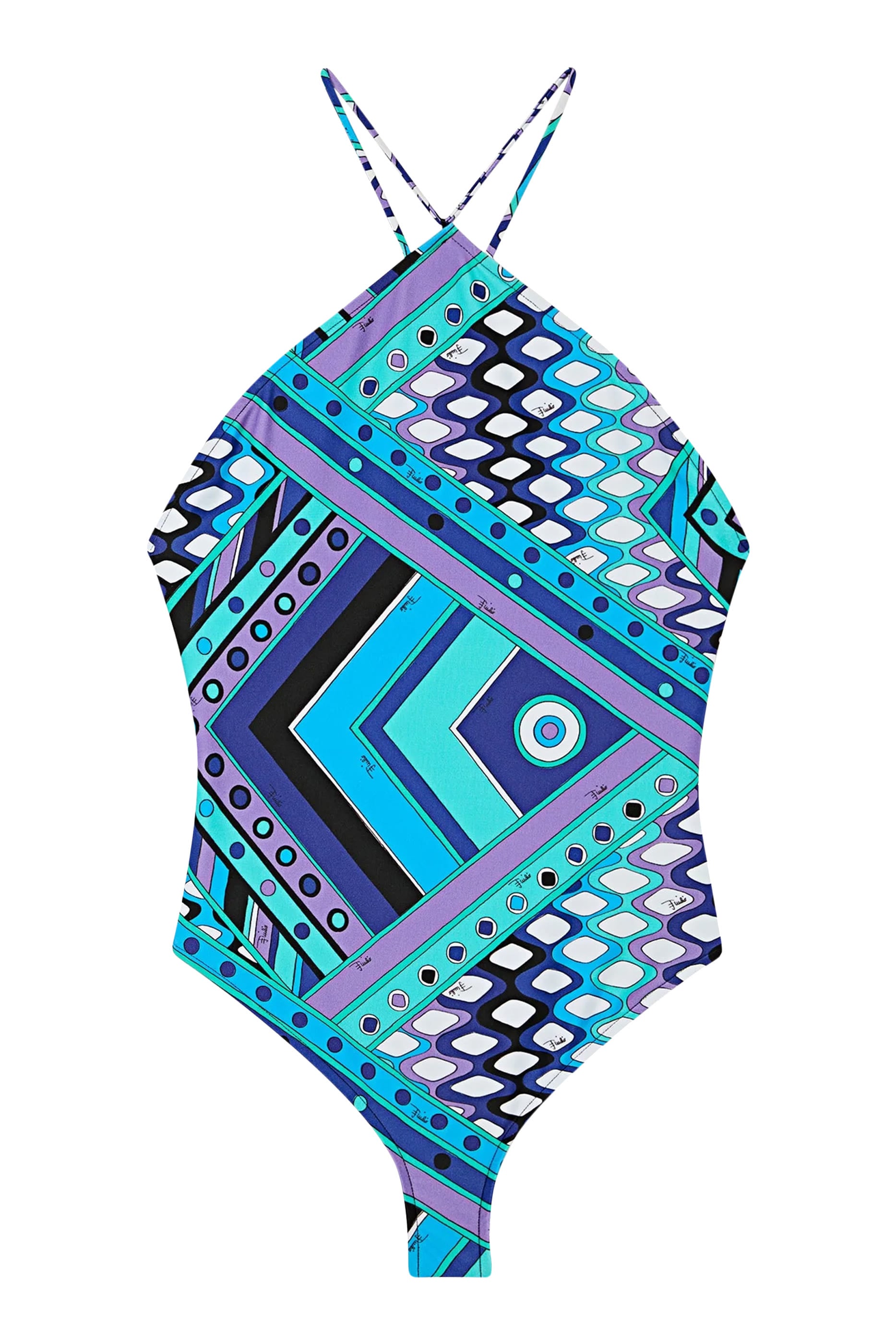 Vivara Print Cross-Strap Swimsuit