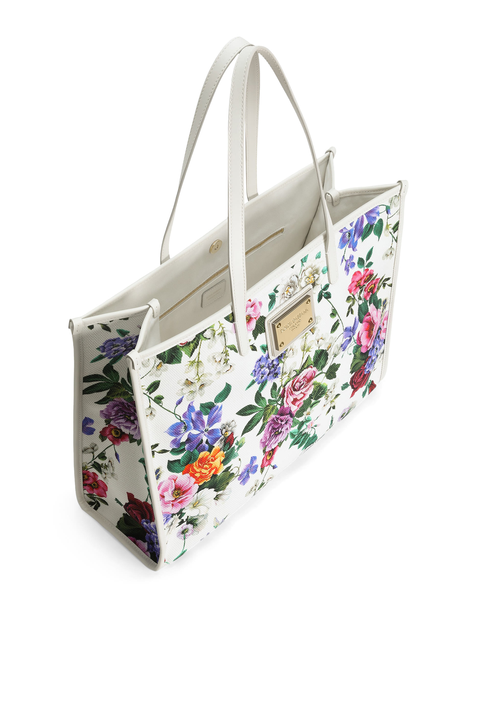 Floral Print Tote Bag
