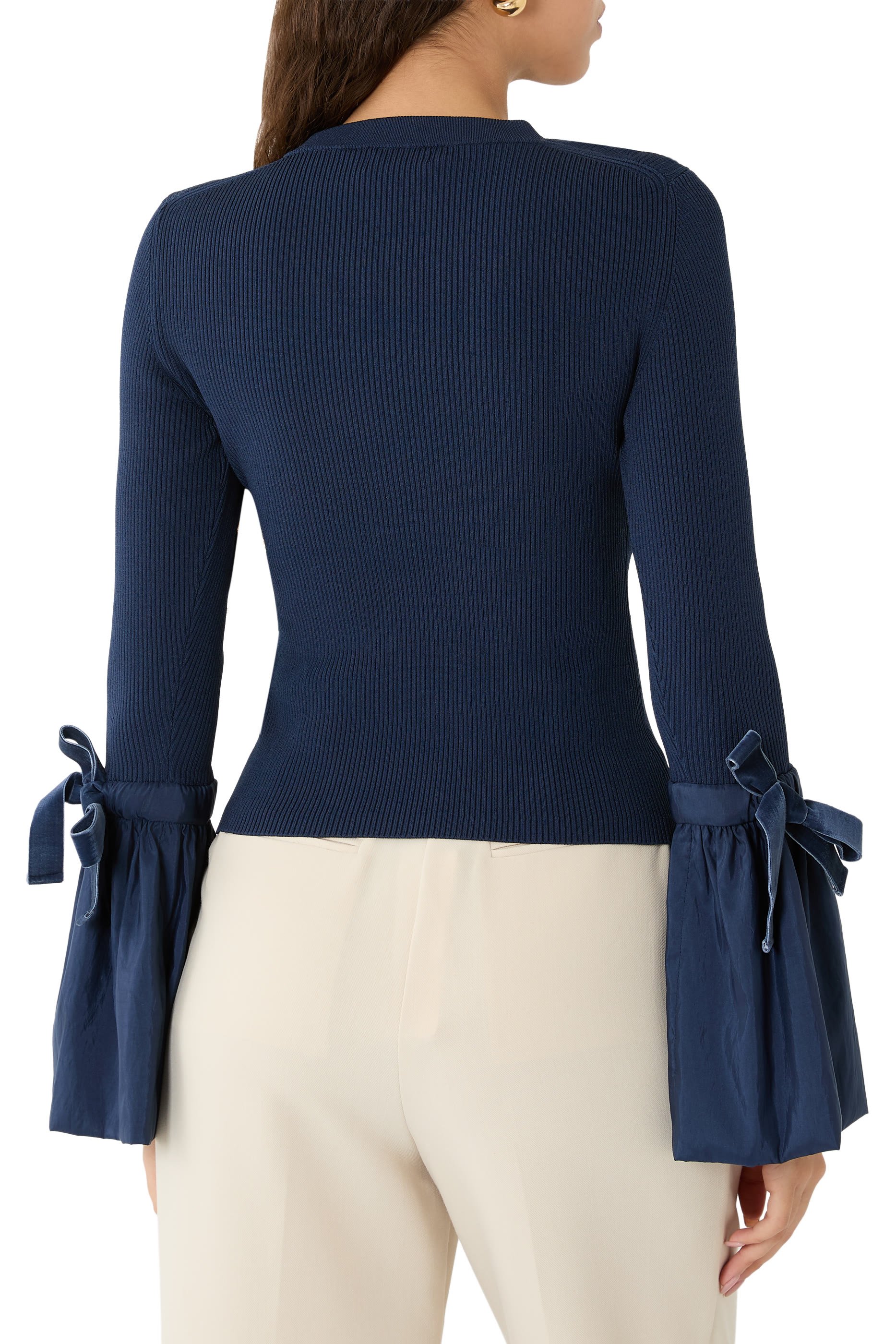 Agata Taffeta Knit Top 