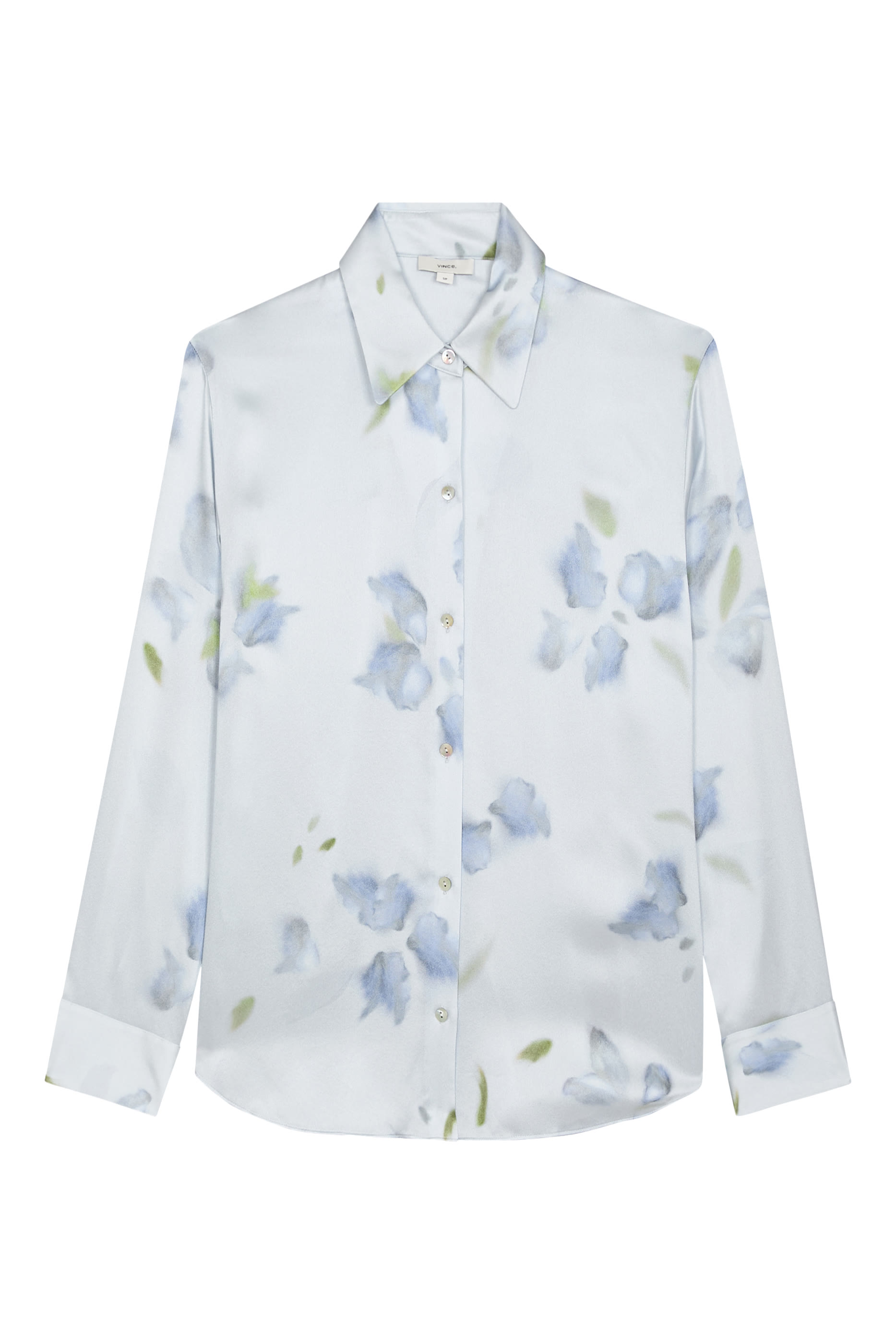Petal Blur Button-Front Shirt