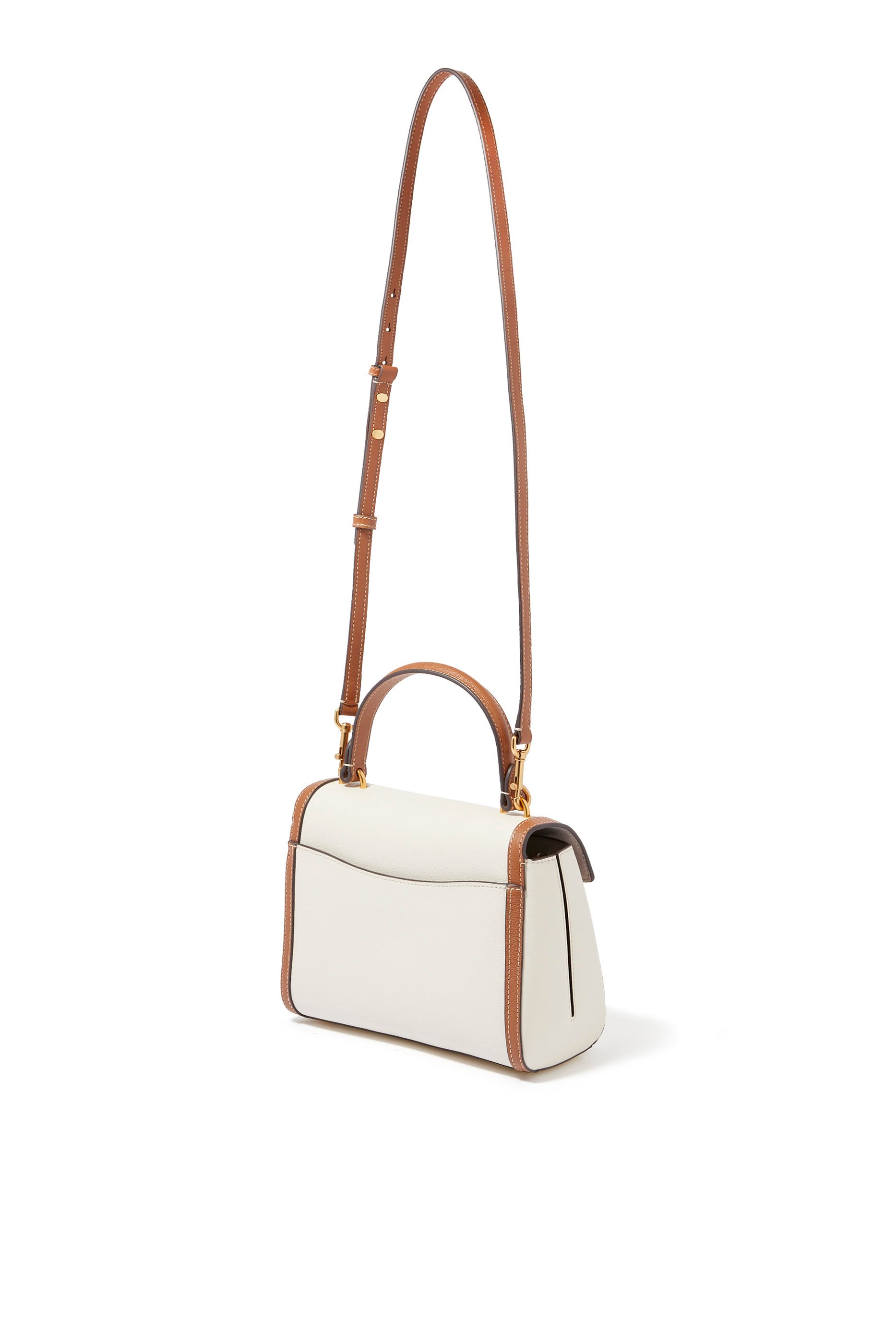 Katy Color-Blocked Medium Top-Handle Bag