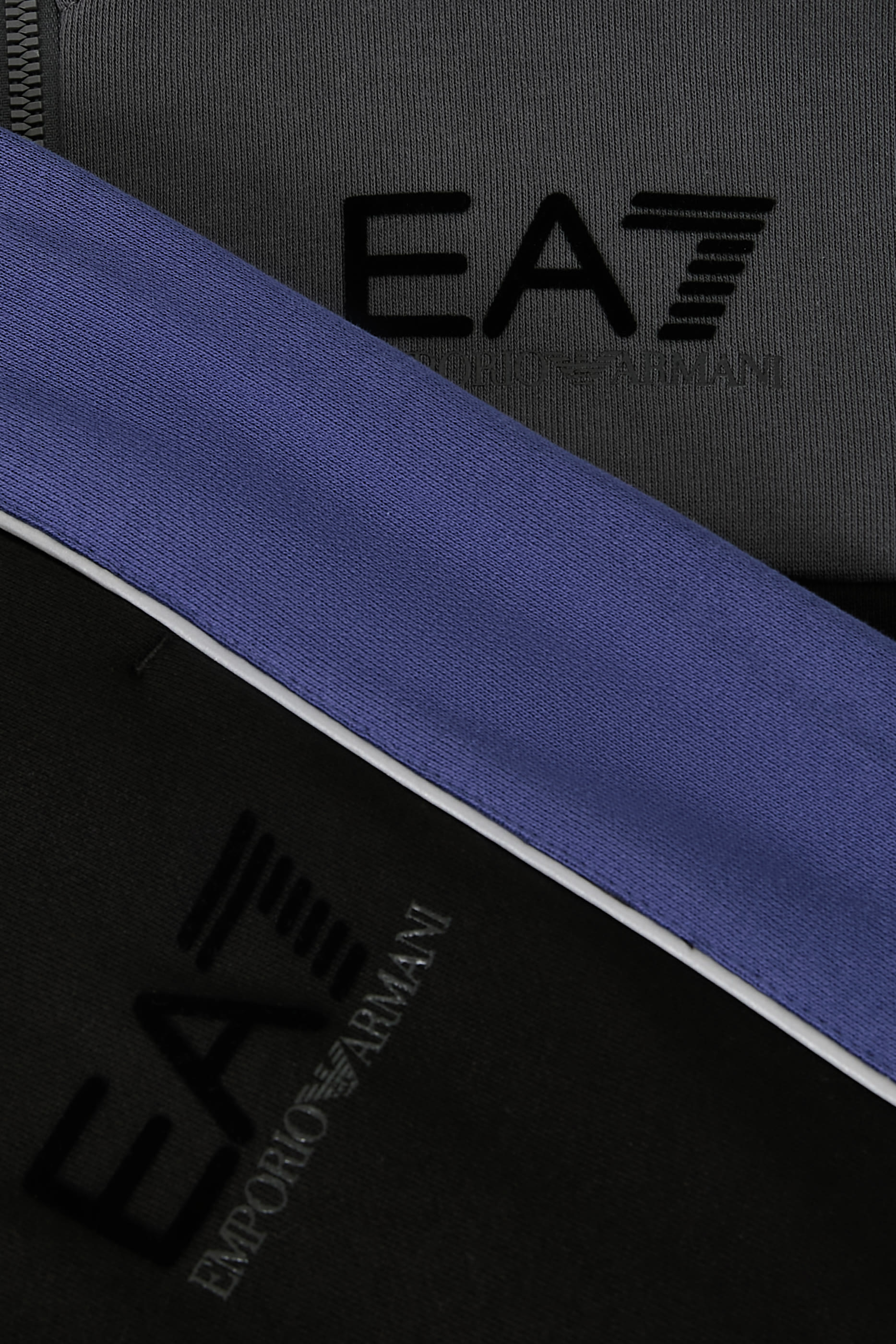 Kids EA7 Tracksuit Set Zip Hoodie + Cuff Bottoms