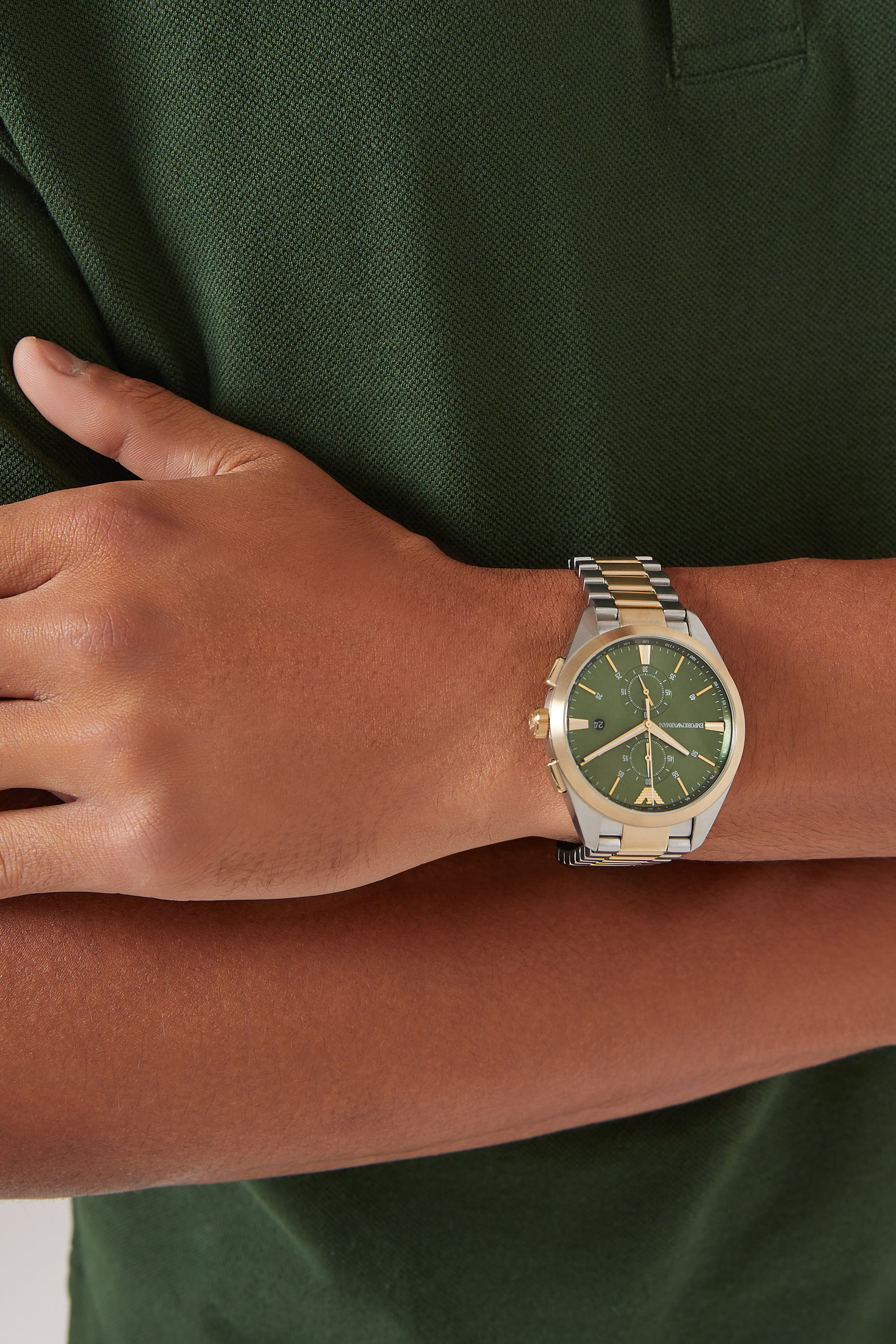 Claudio 43mm Stainless Steel Watch