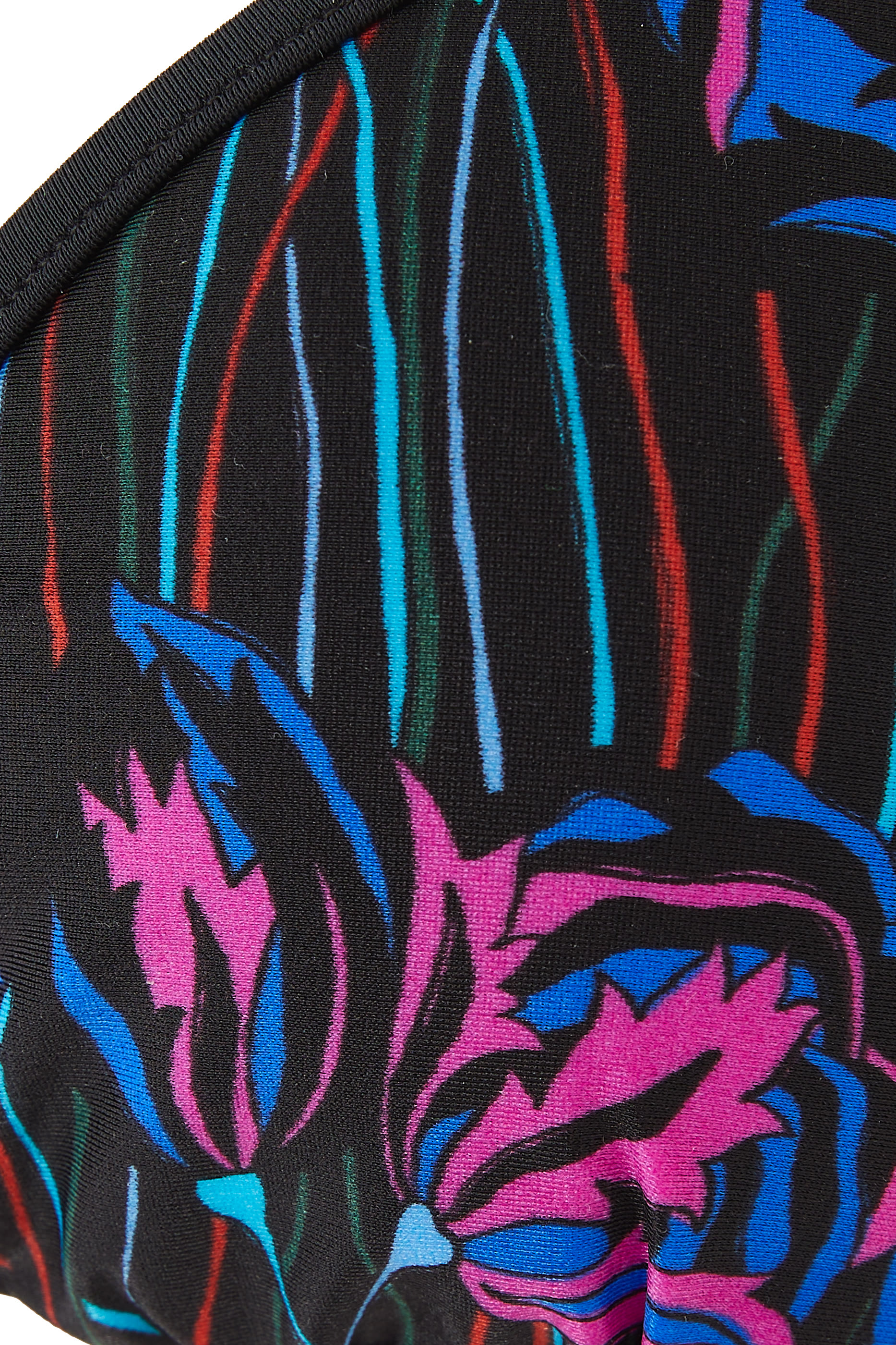 Fiori Di Loto Print Bikini Top