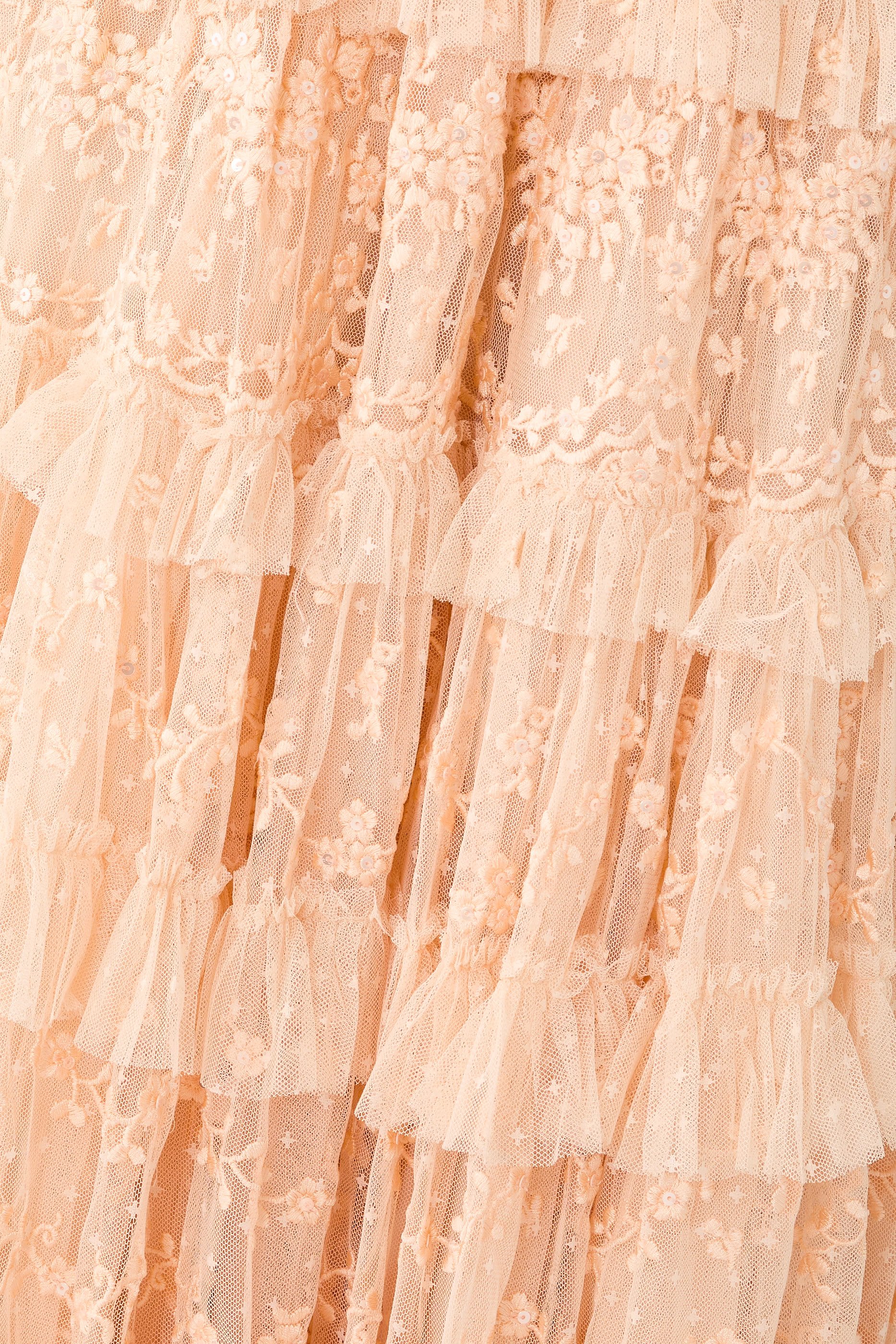 Blossom Lace Ankle Gown