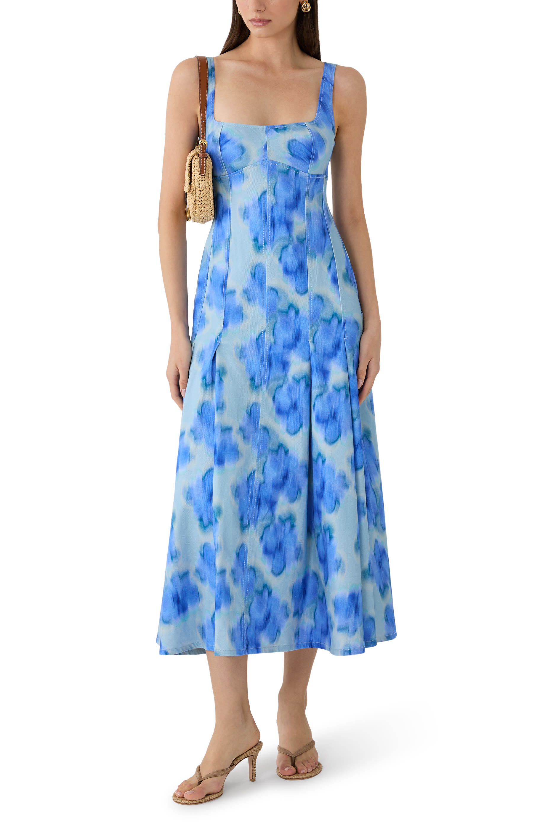 Charlie Pleated Midi Dress