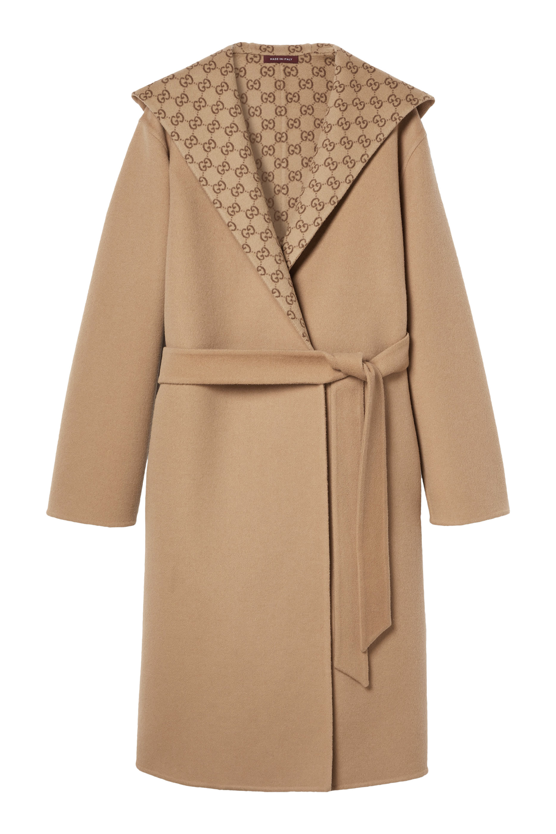 Reversible GG Silk Wool Blend Coat