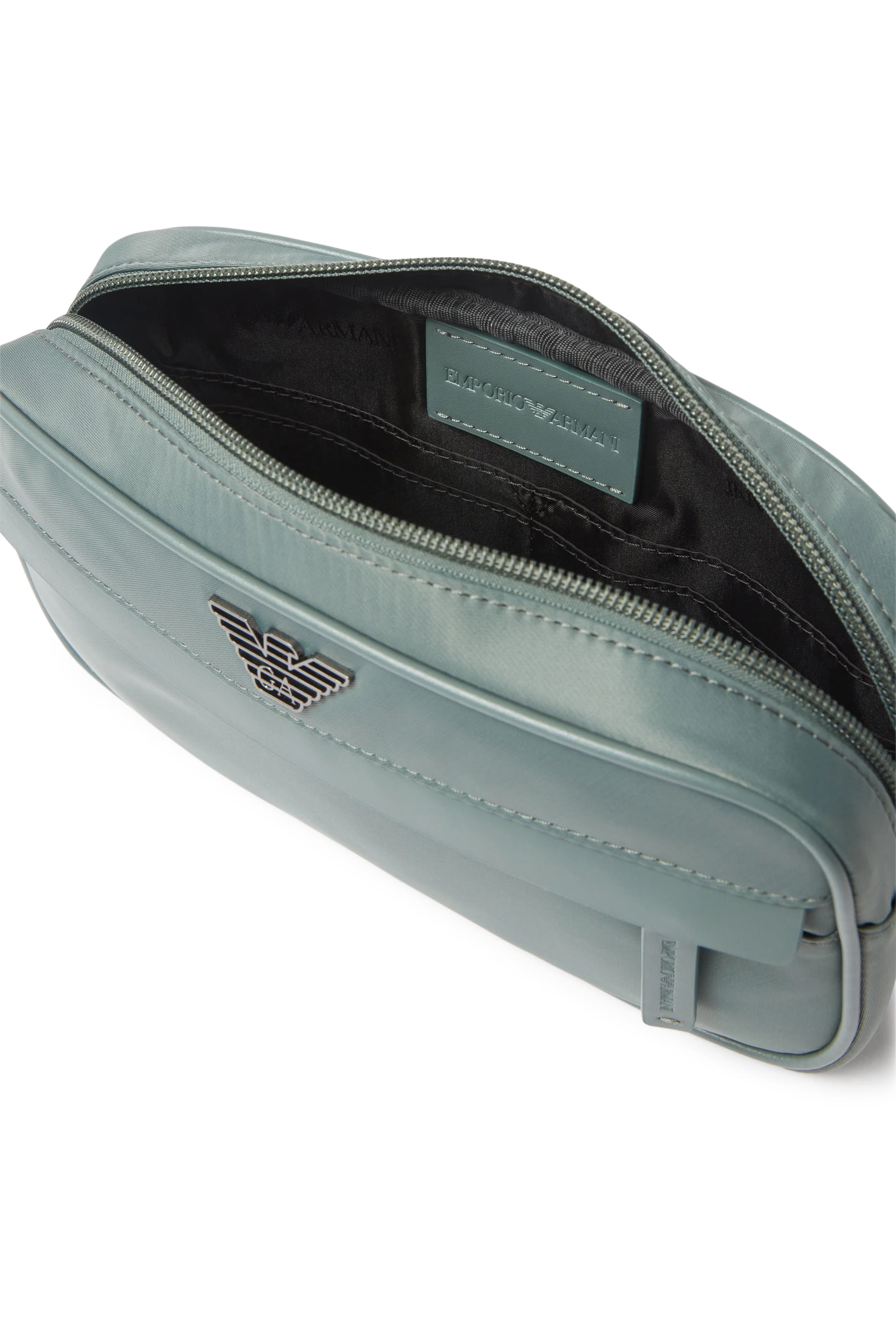 Metal Eagle Logo Nylon Beauty Case