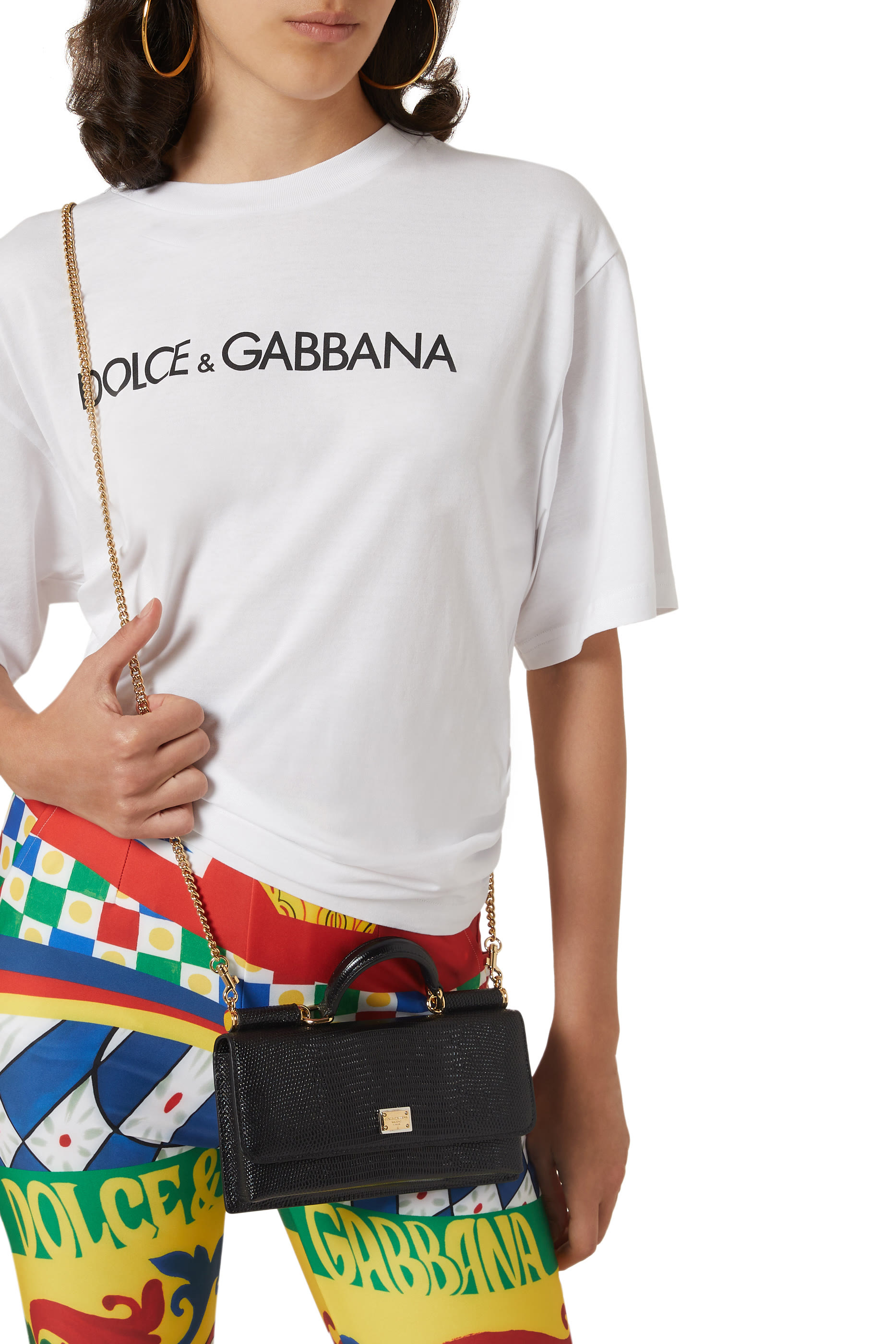 Iguana-Print Mini Bag