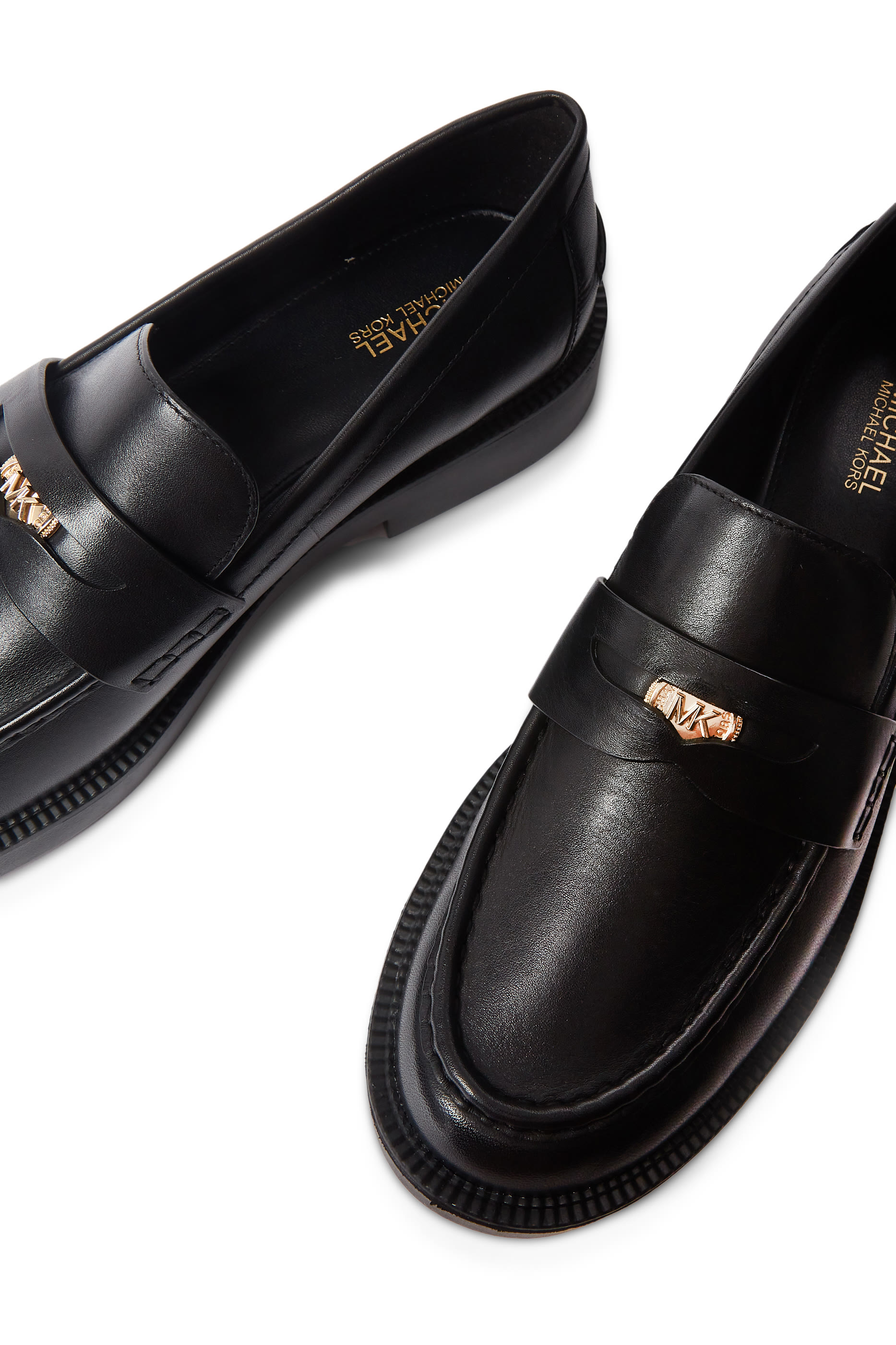Logo Leather Loafers