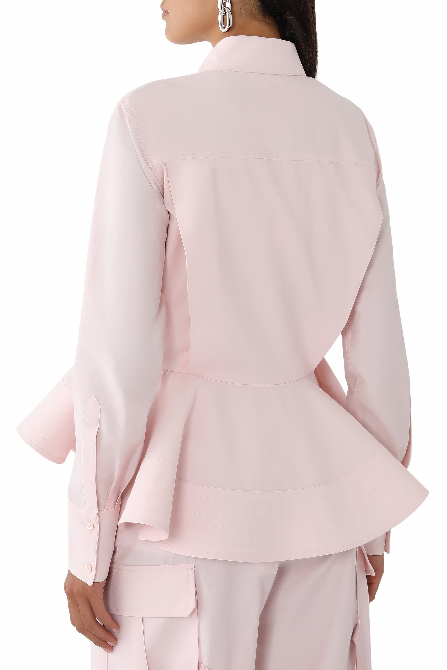 Peplum Cotton Shirt