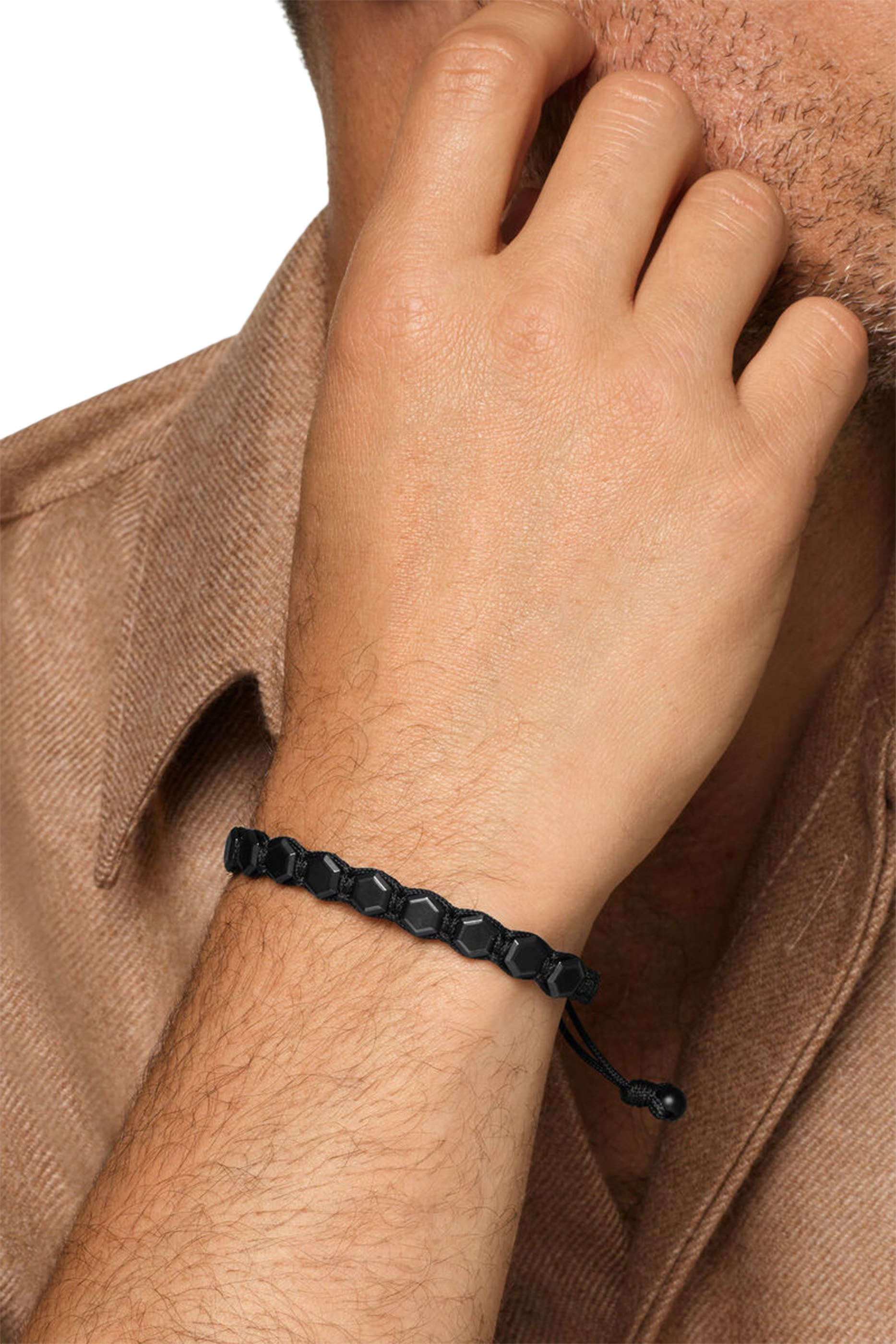 Faceted Woven Bracelet