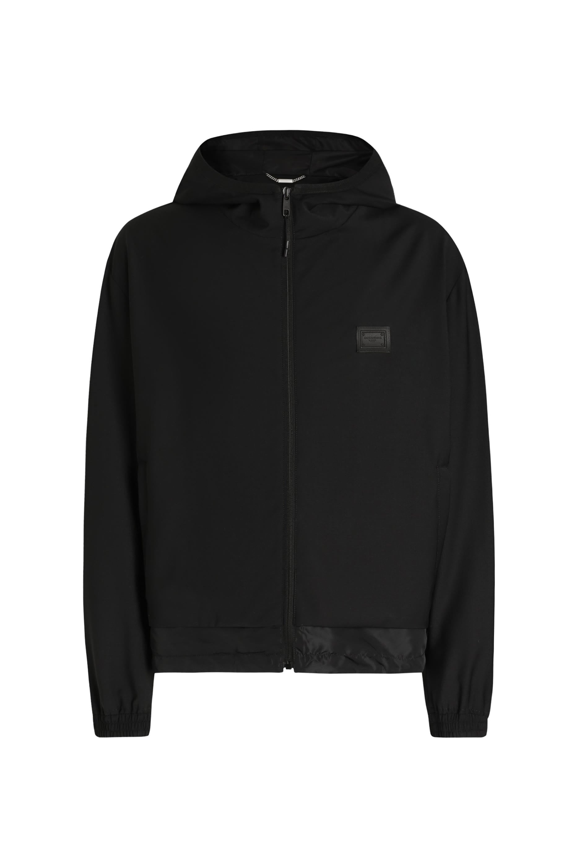 Wool Blend Hooded Jacket