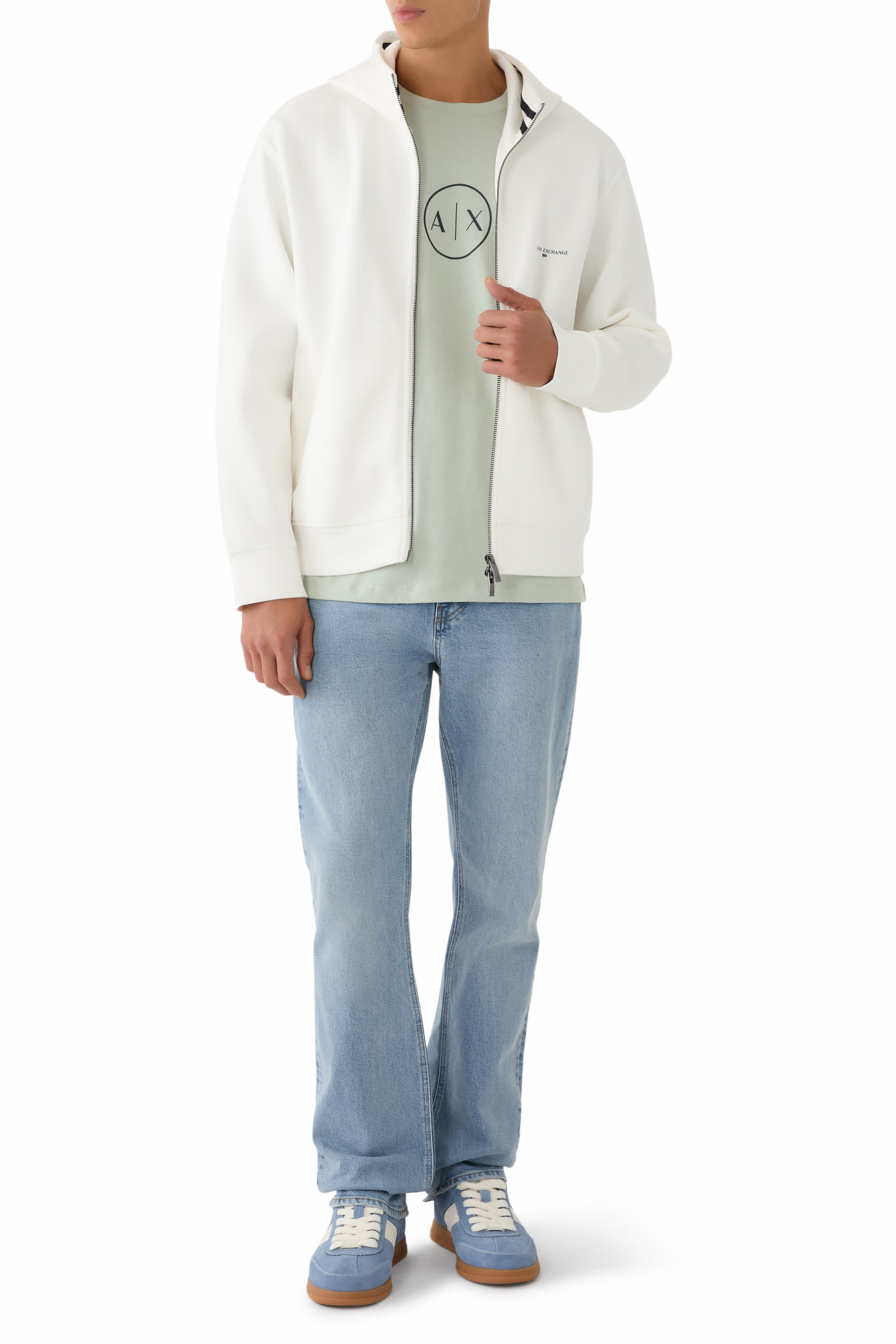 Logo Hoodie Full-Zip Sweatshirt