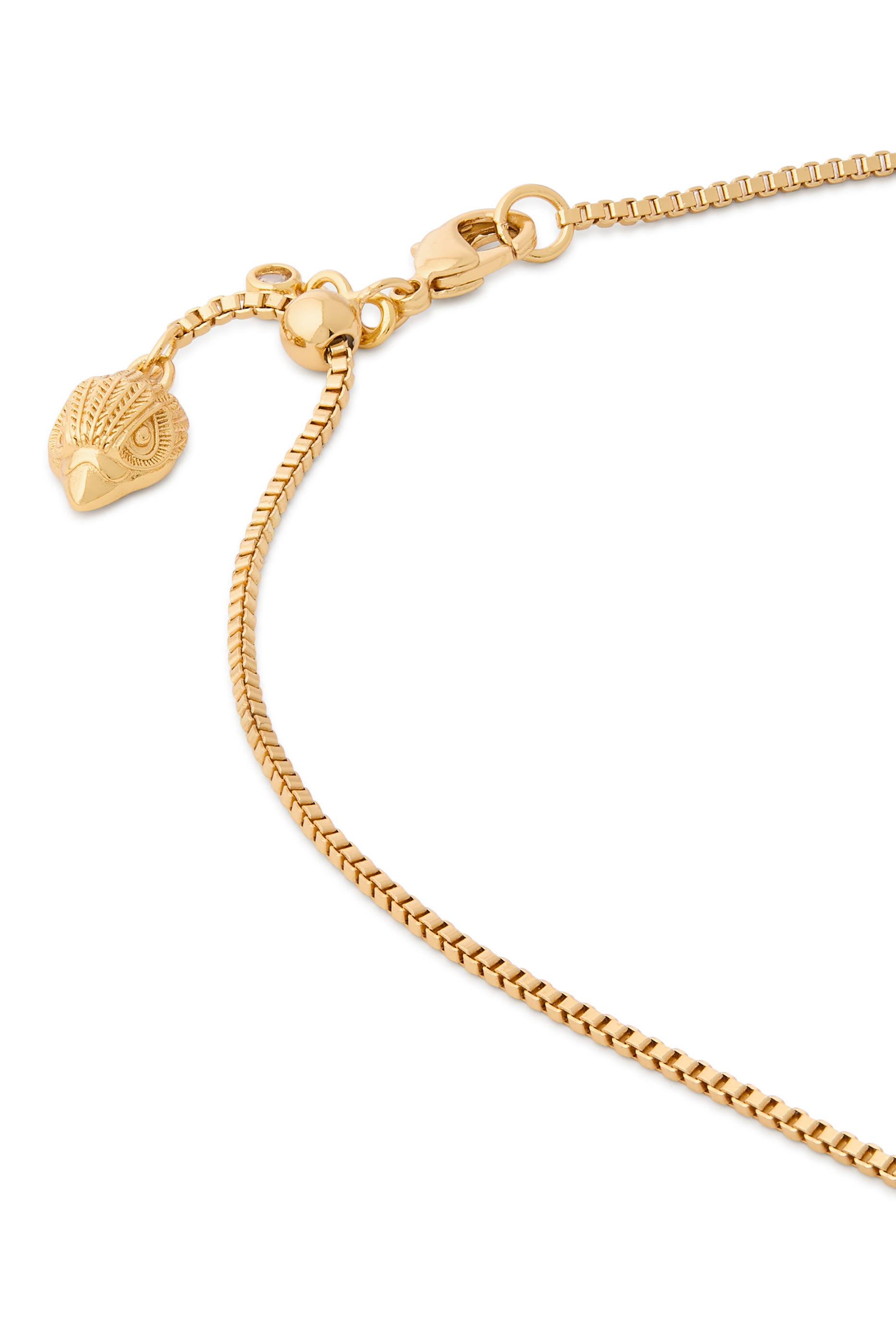 Mum Pendant, Brass & Cubic Zirconia