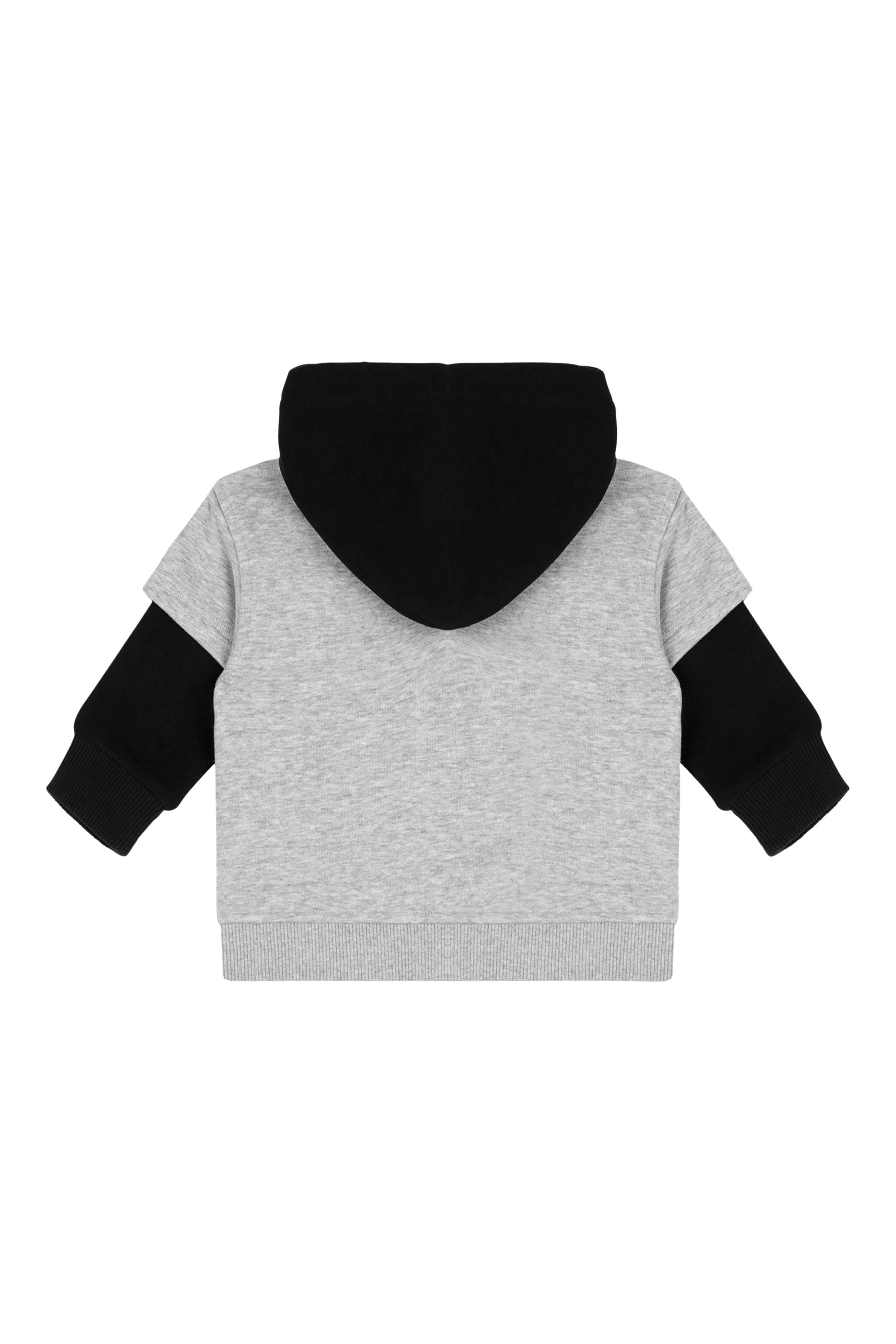 Kids Upside Down Logo-Print Hoodie