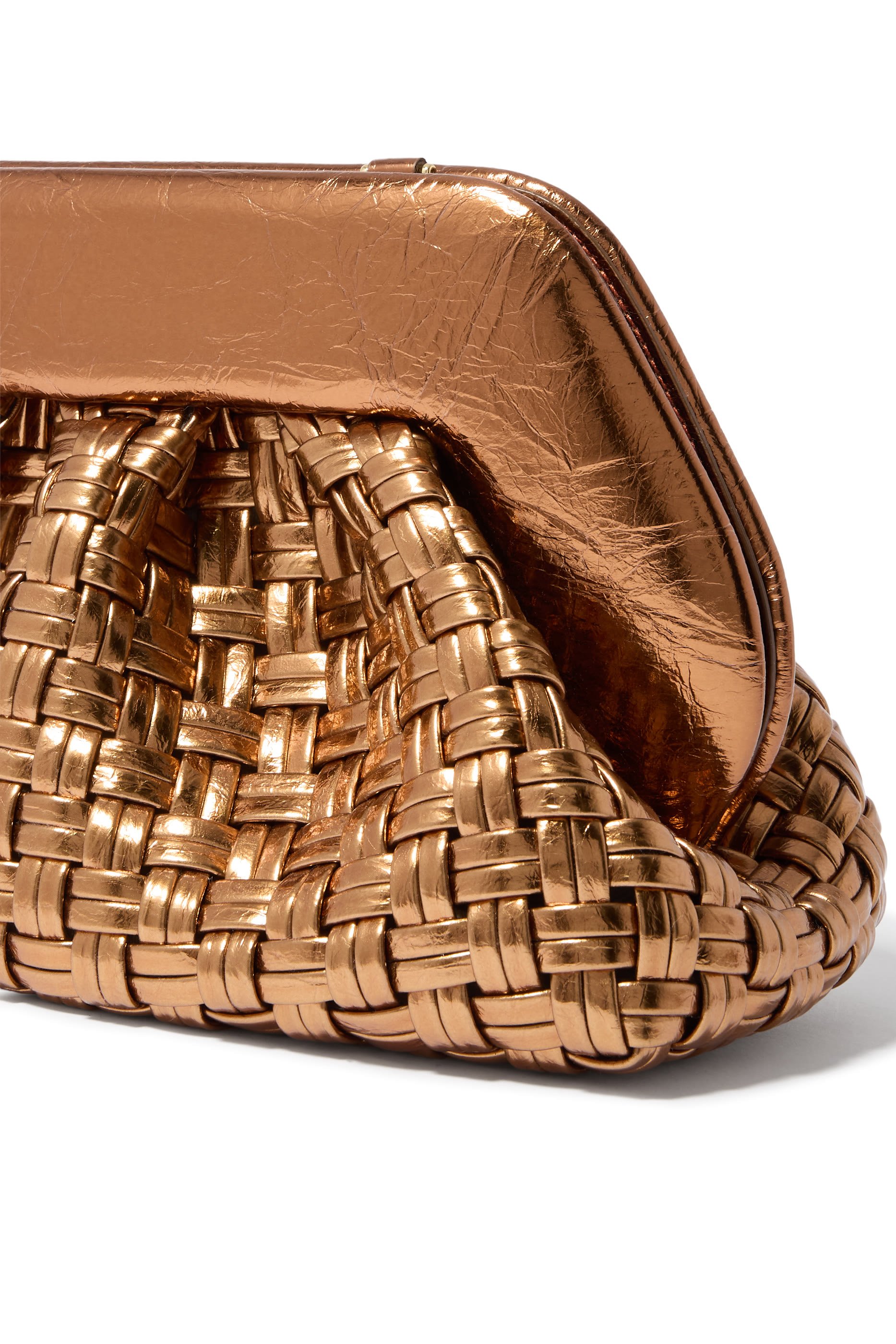 Tia Microweaved Laminated Clutch