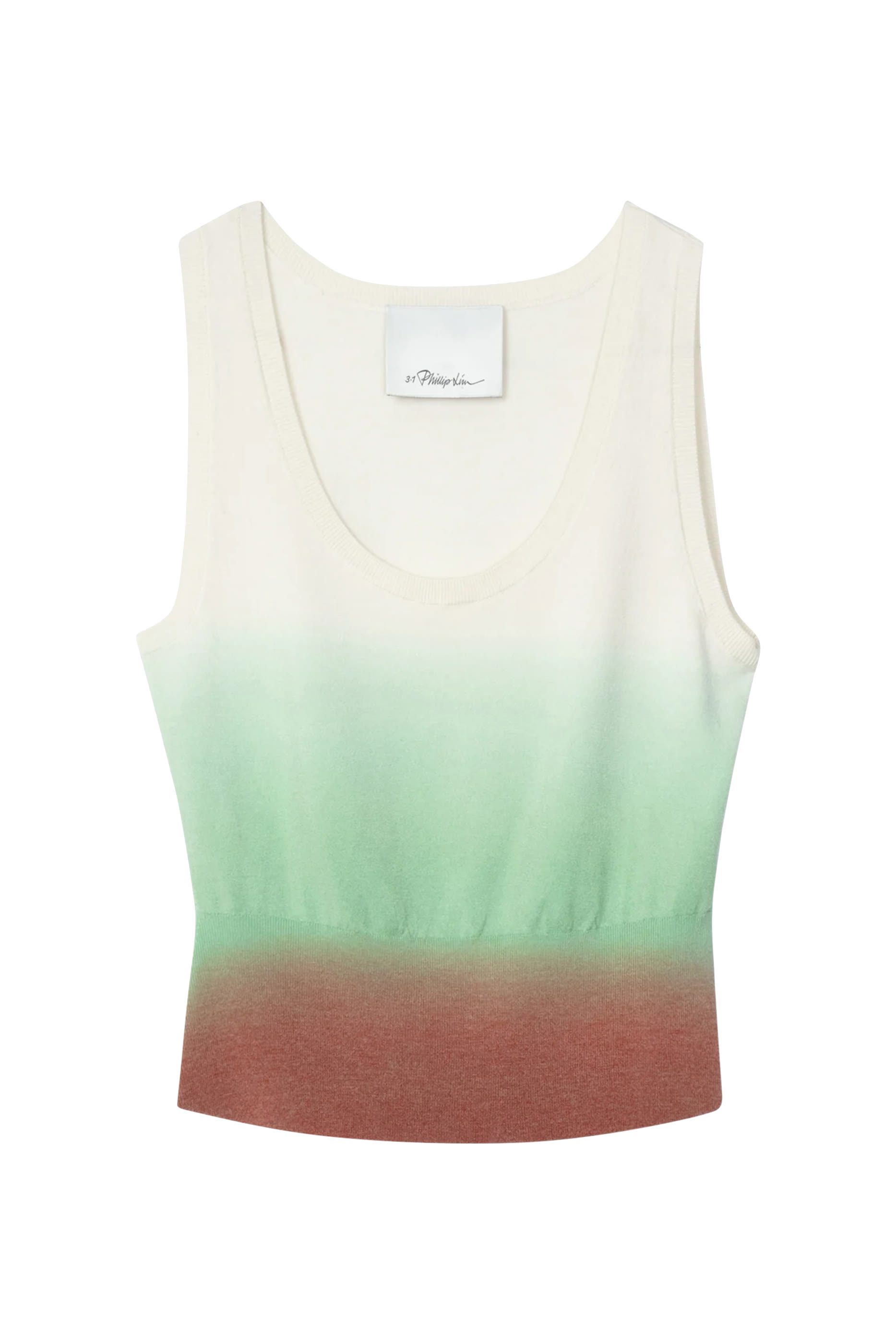 Ombr&eacute; Scoop Neck Tank Top