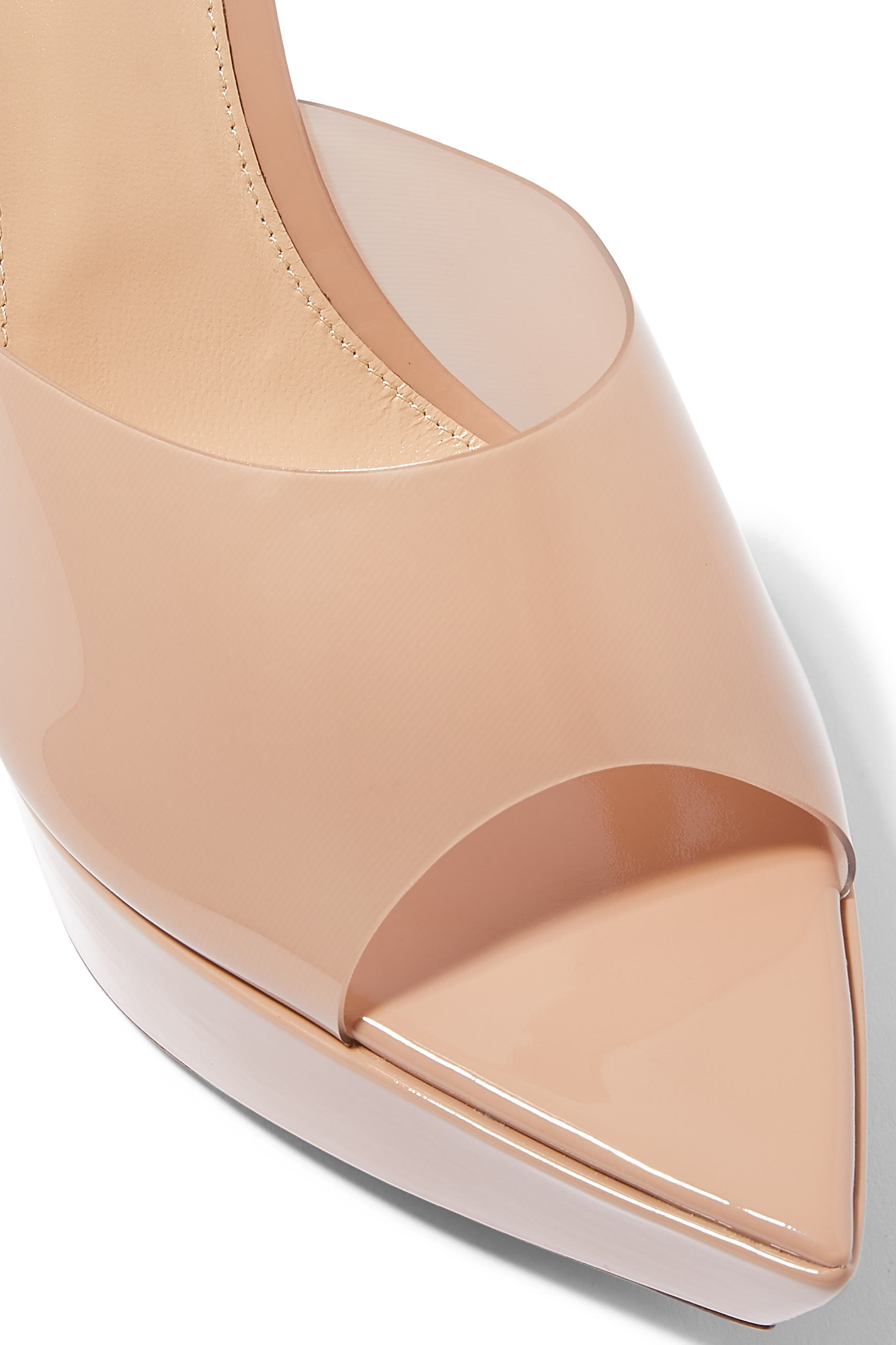 Betty 85 Plexi Platform Mules