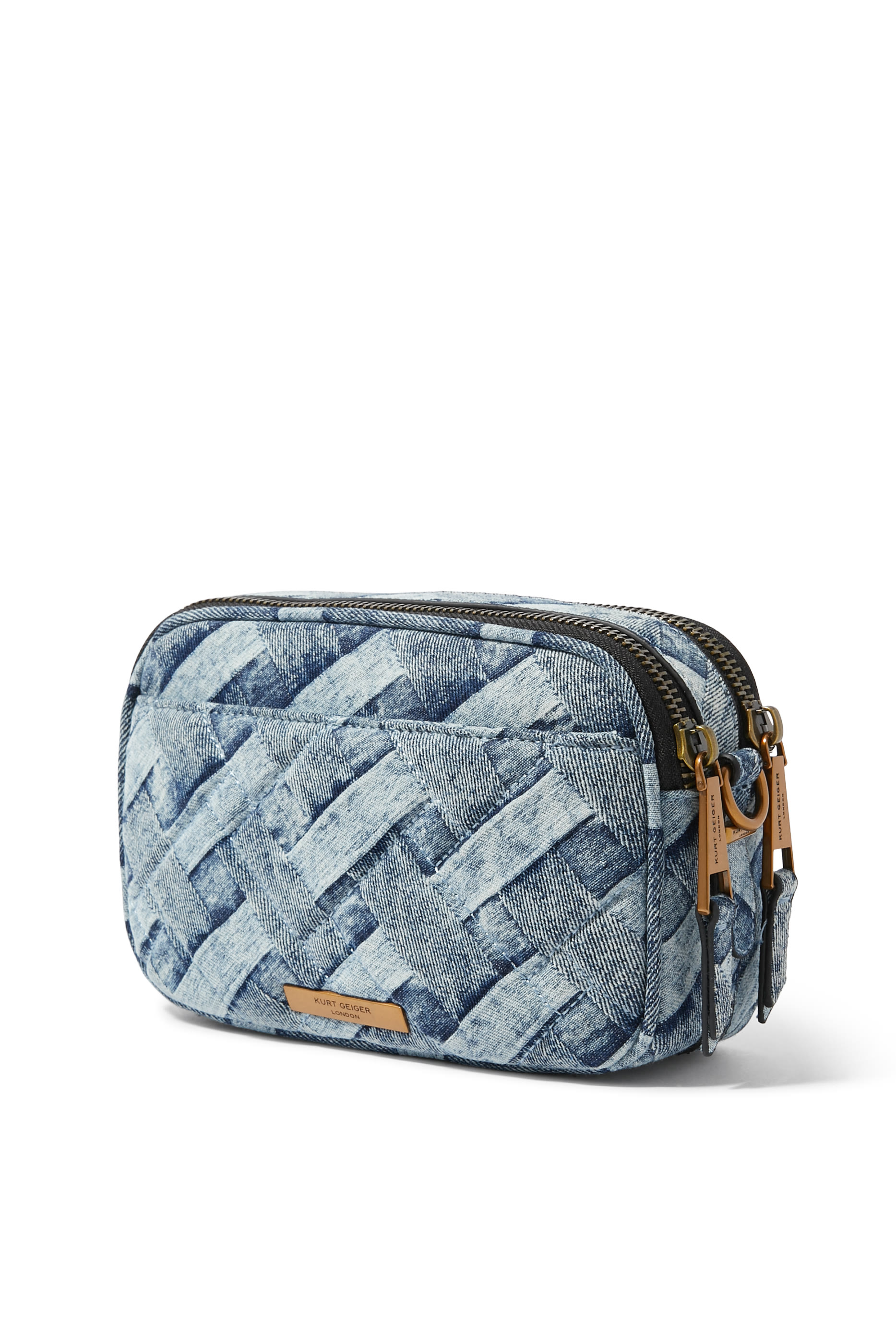 Zip Kensington Camera Leather Bag