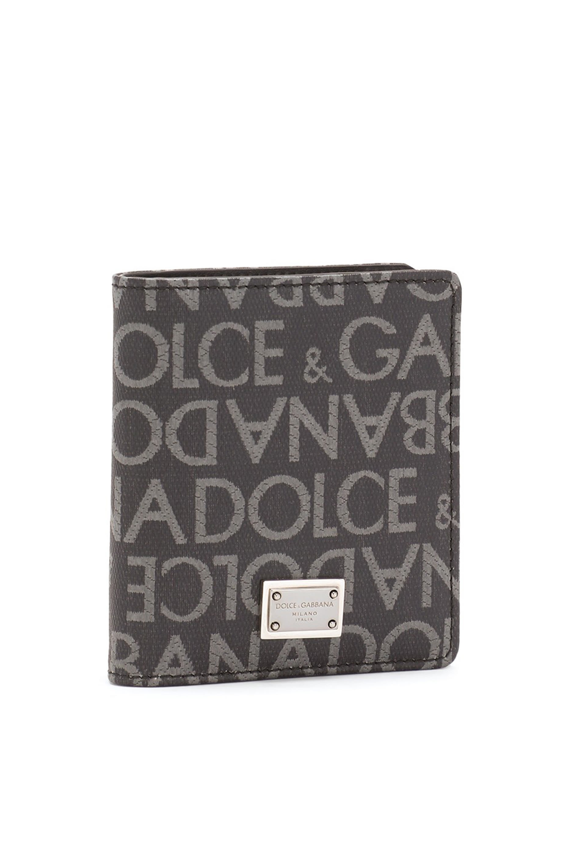 Coated Jacquard Bifold Card Holder
