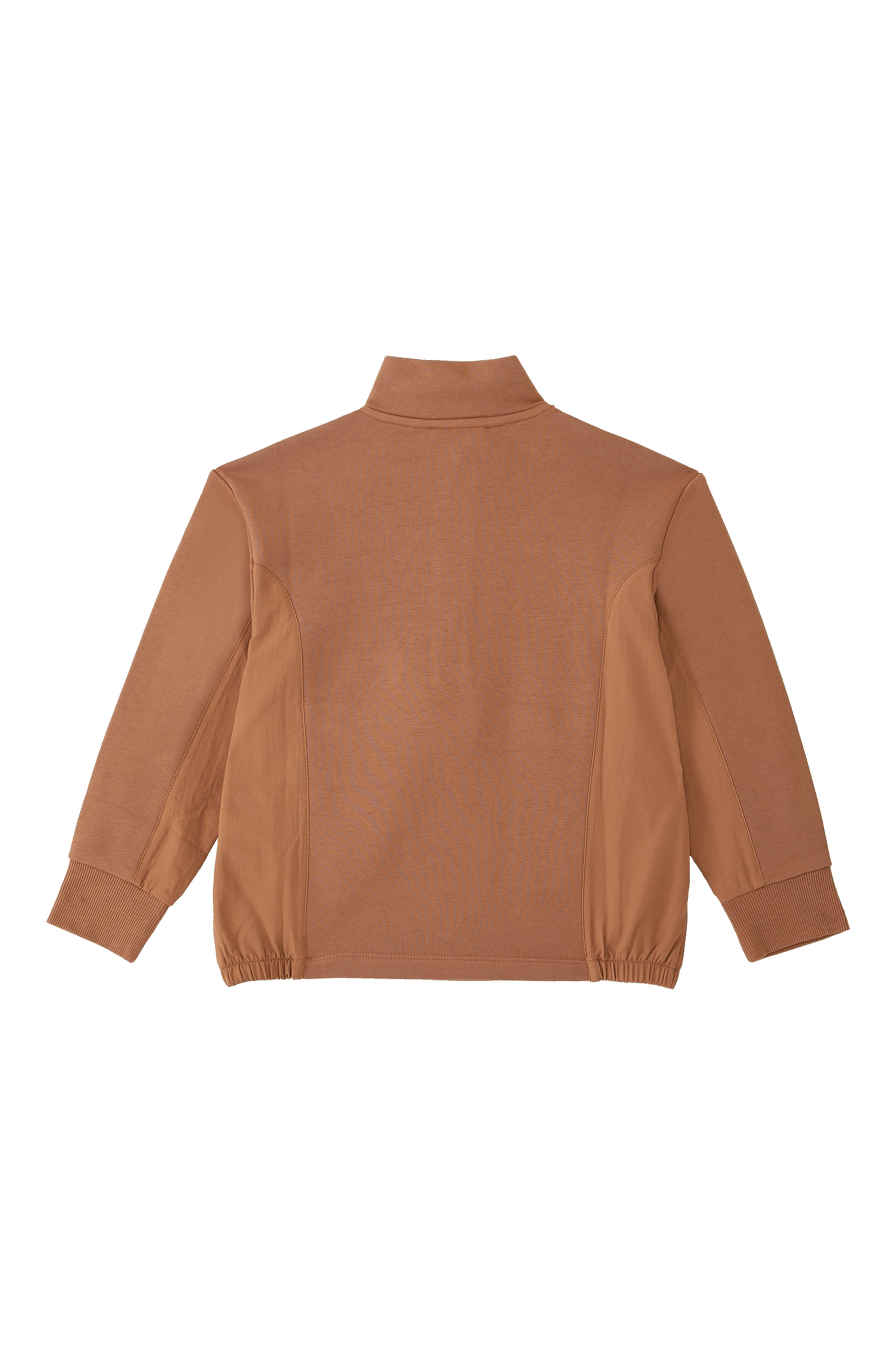 Kids Mock Neck Mesh Sweatshirt