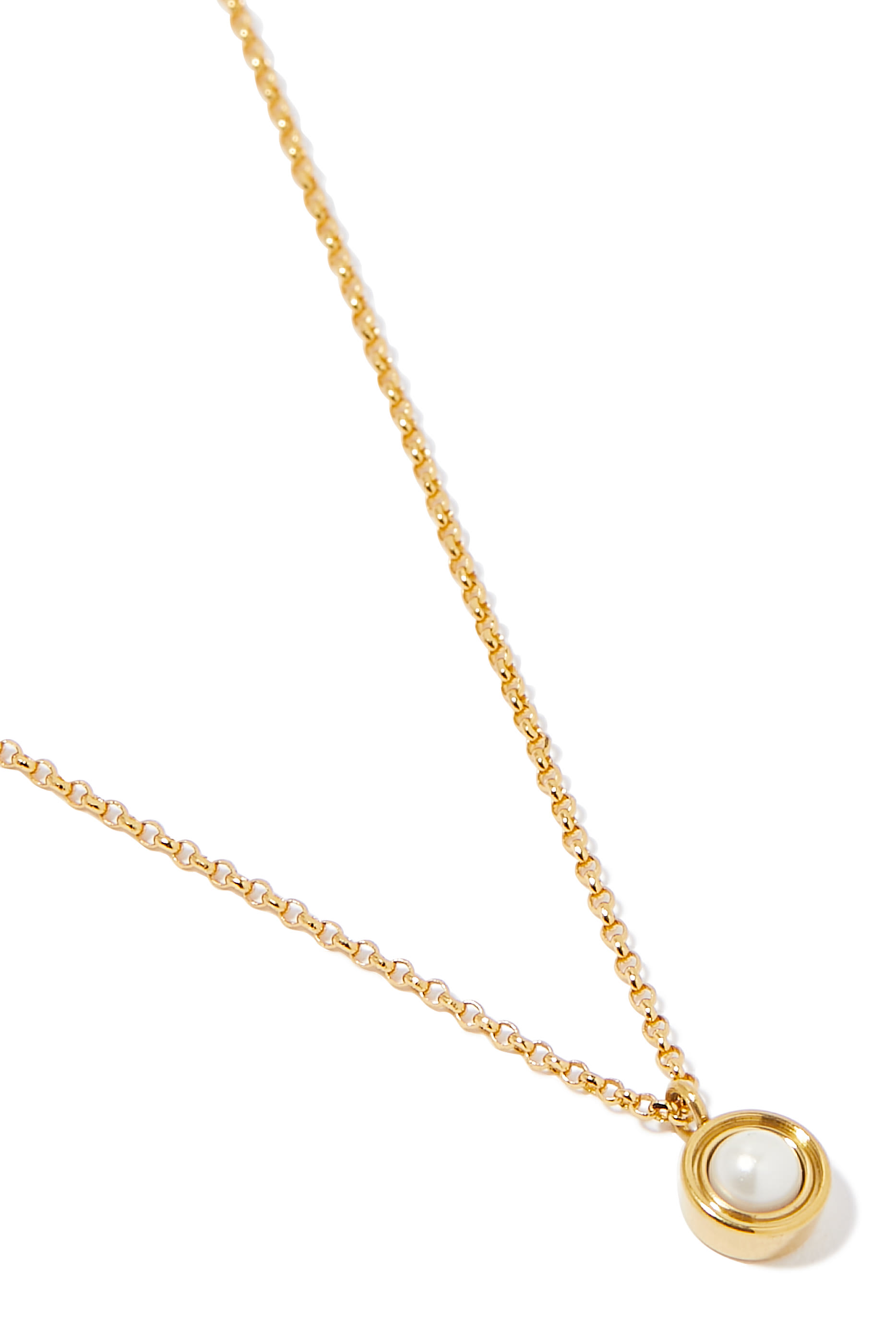 Set In Stone Mini Pendant Necklace