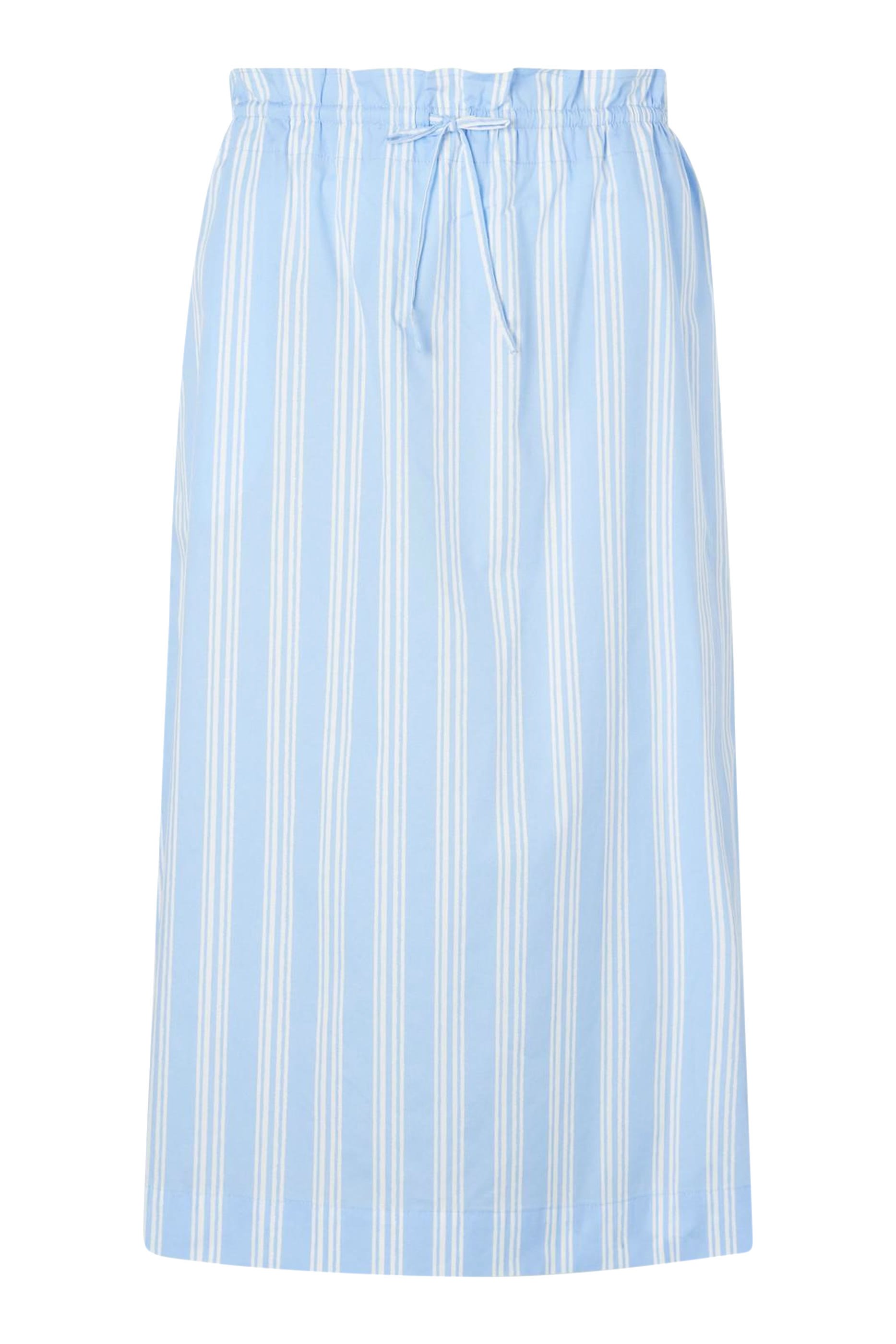 Shore Striped Midi Skirt