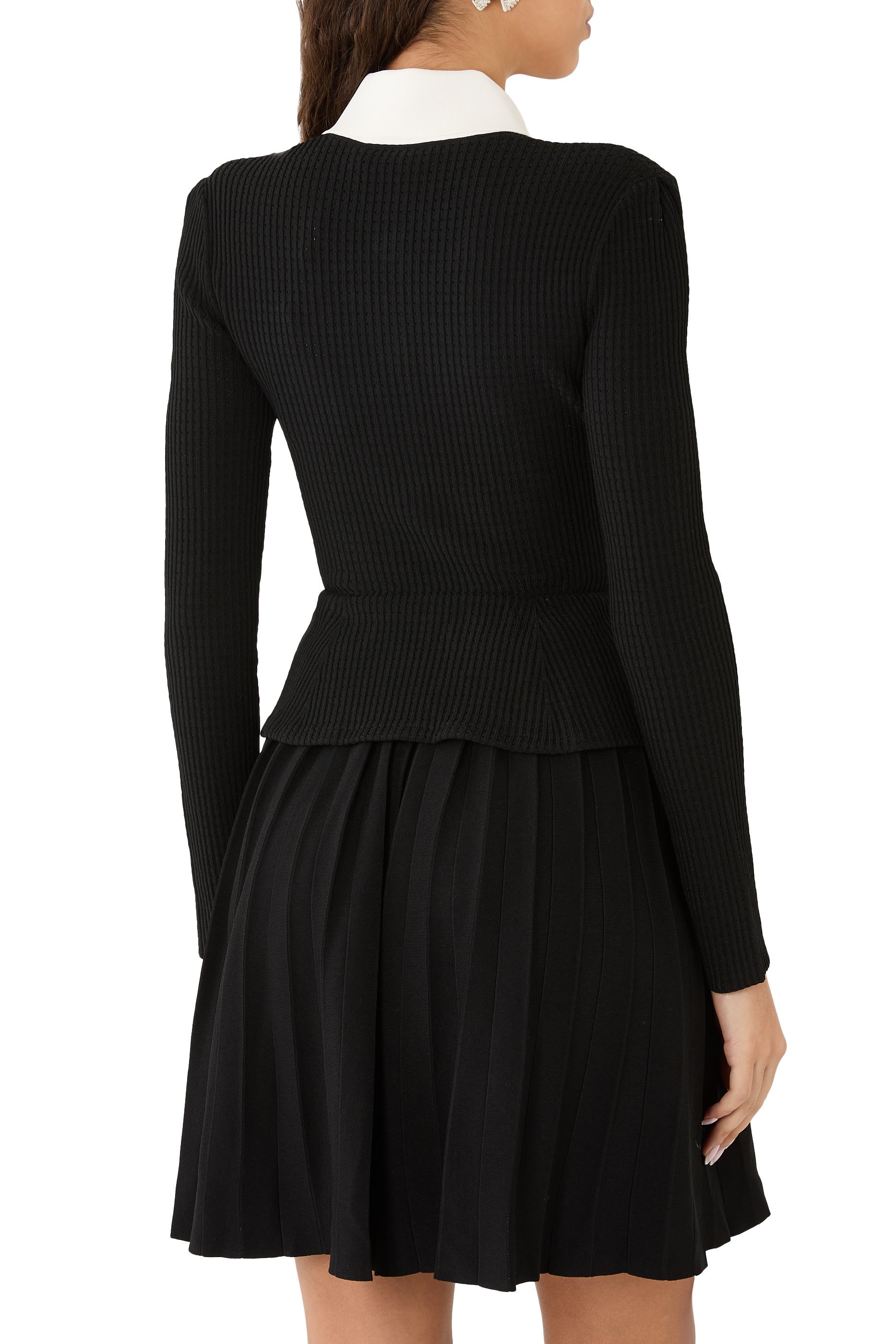 Tailored Knit Mini Dress