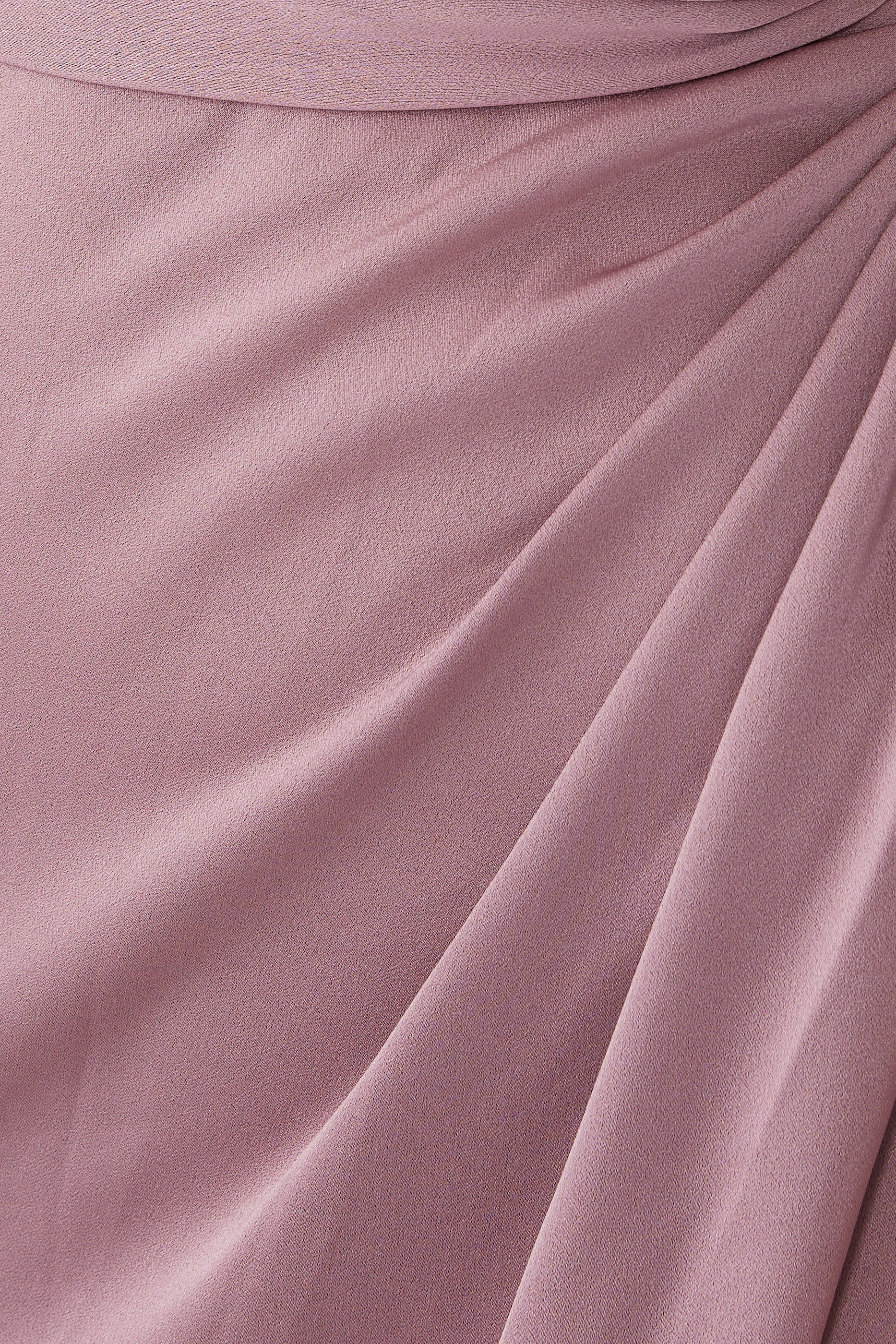 One-Sleeve Twist Gown