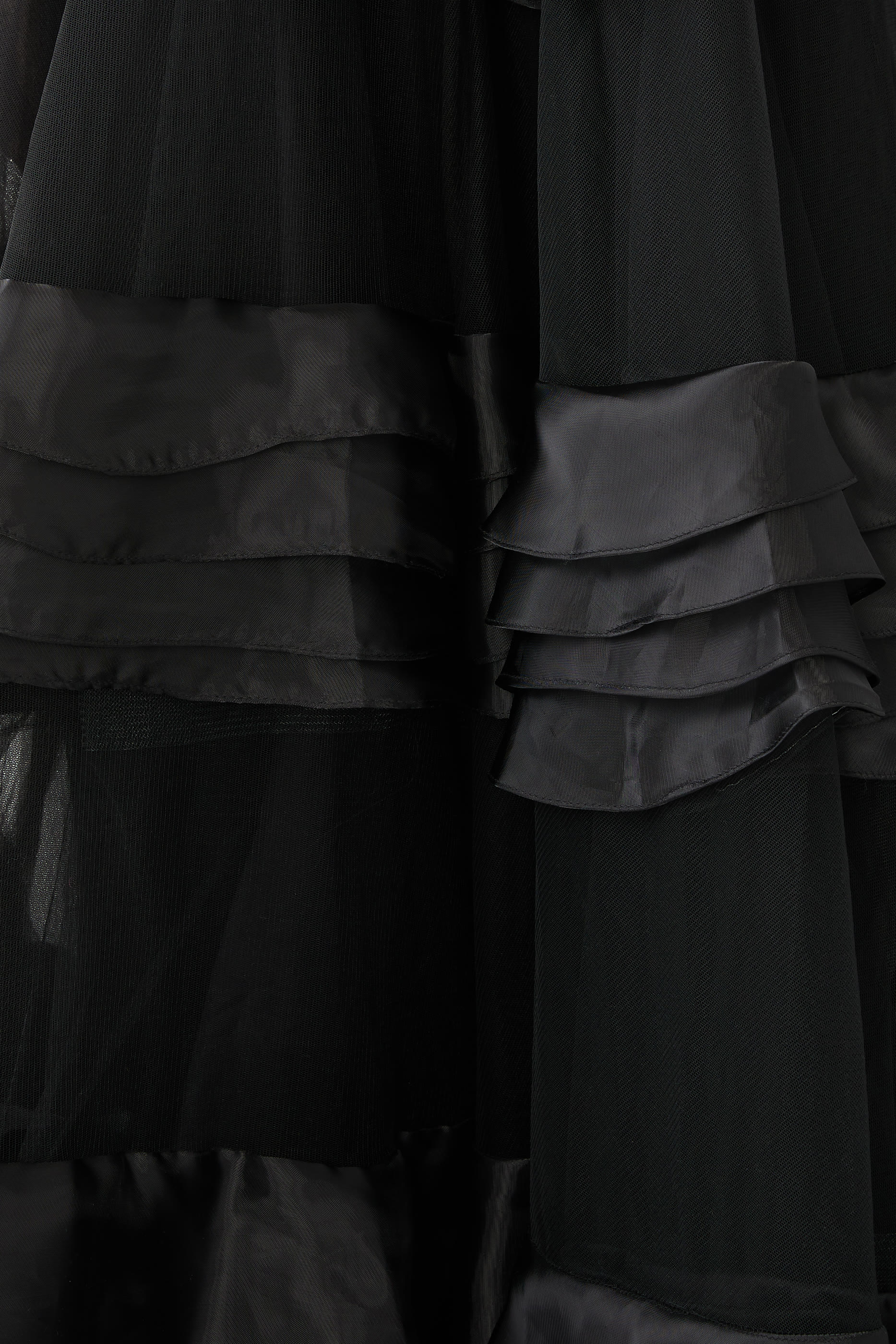 Strapless Layered Gown