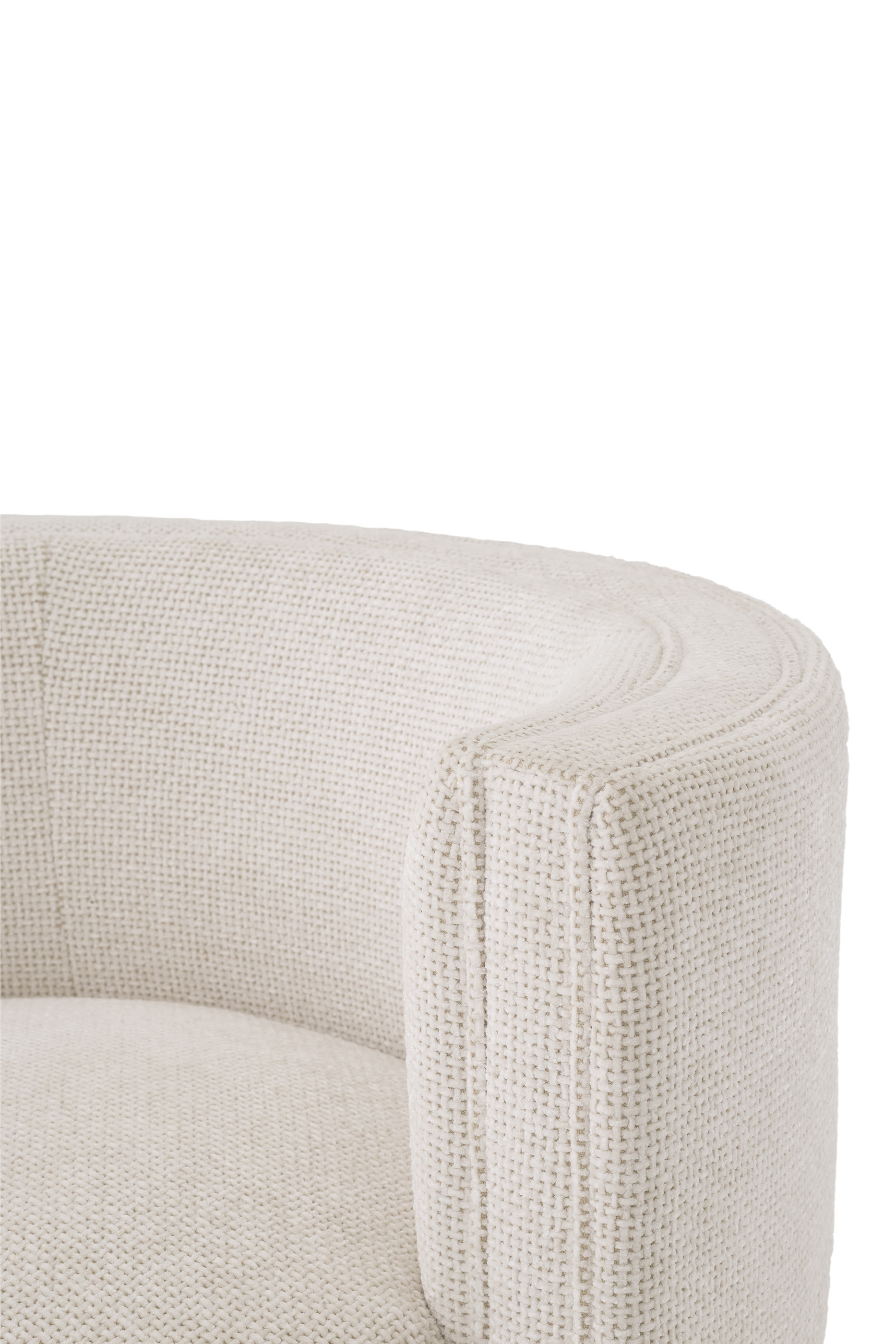 Amanda Lyssa Off-White Swivel Chair
