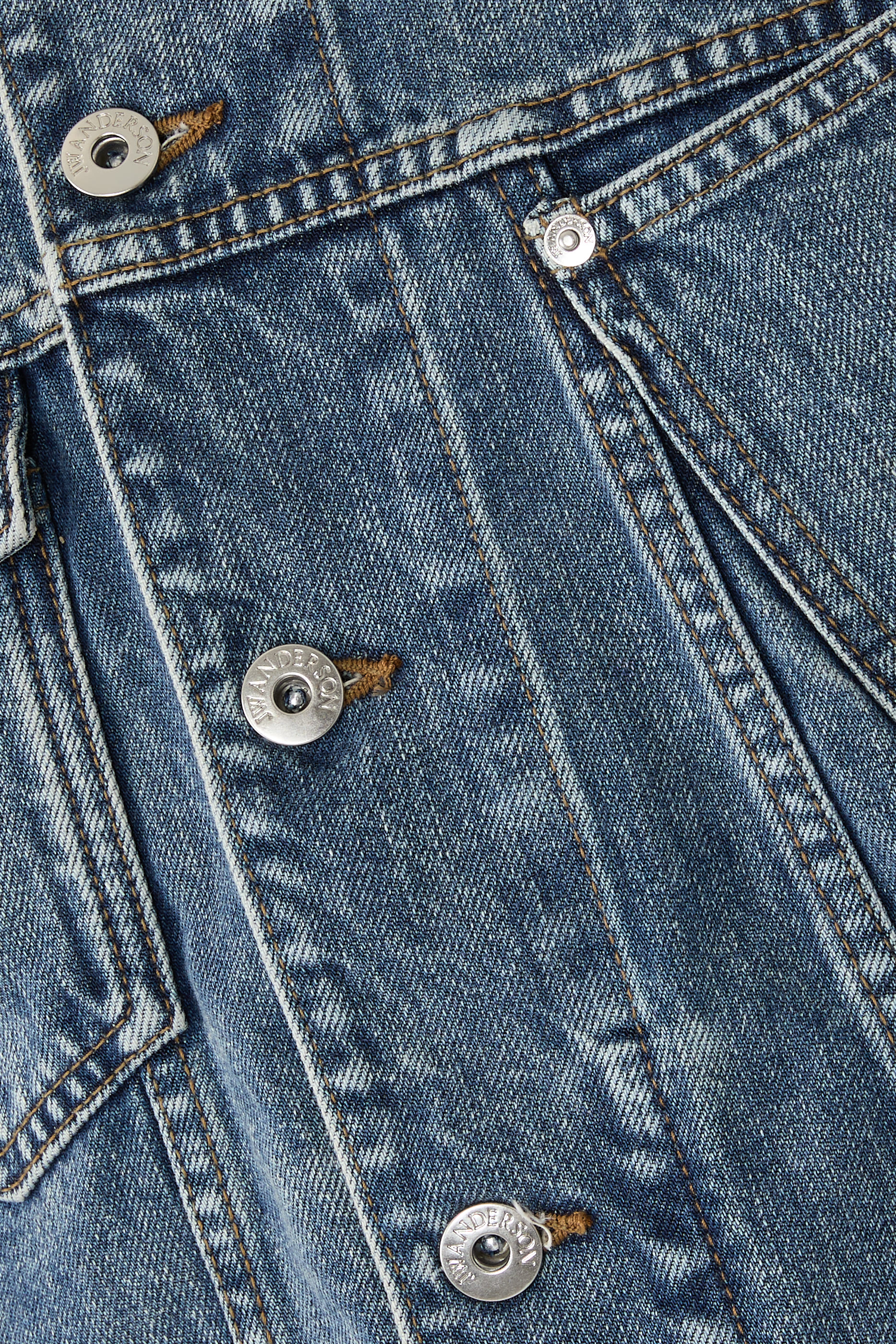 Corduroy Collar Denim Jacket 