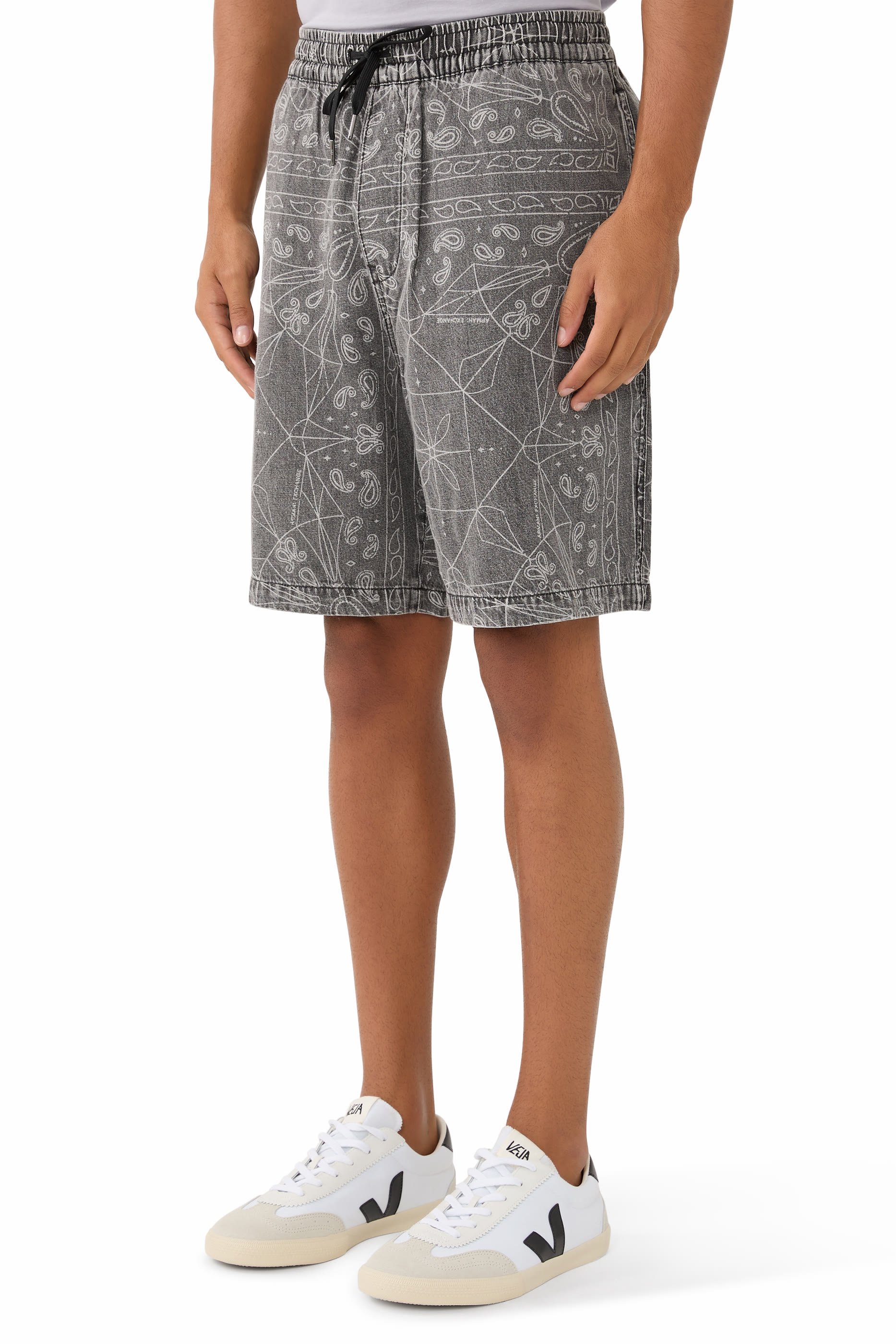 Kaleidoscope Print Bermuda Shorts