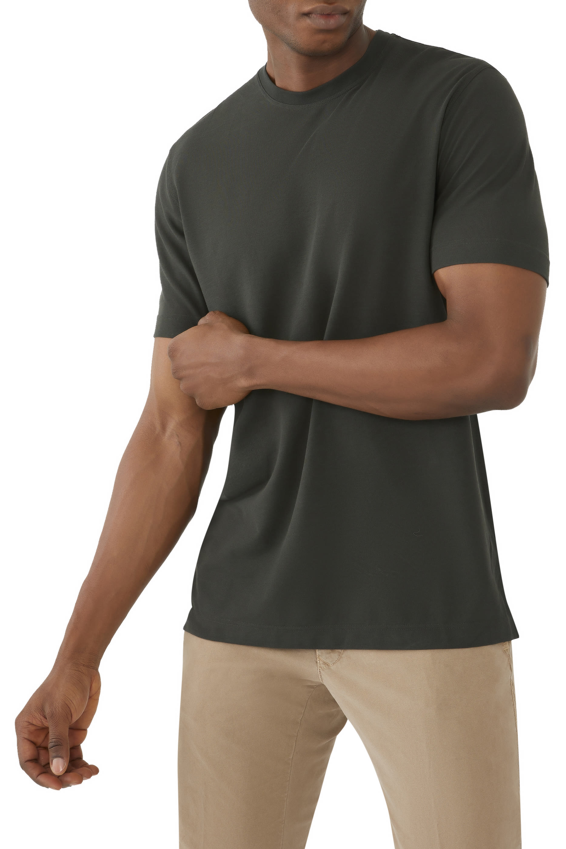 Slim Fit Cotton T Shirt