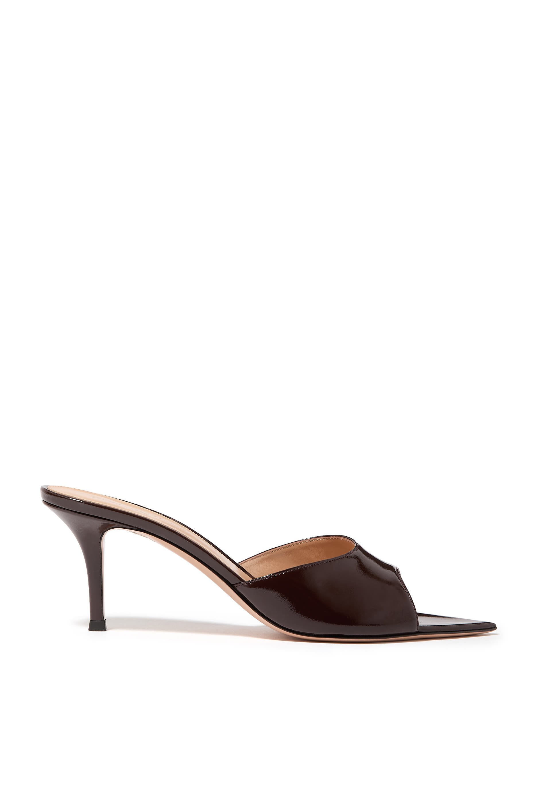 Elle 70 Patent Leather Mules