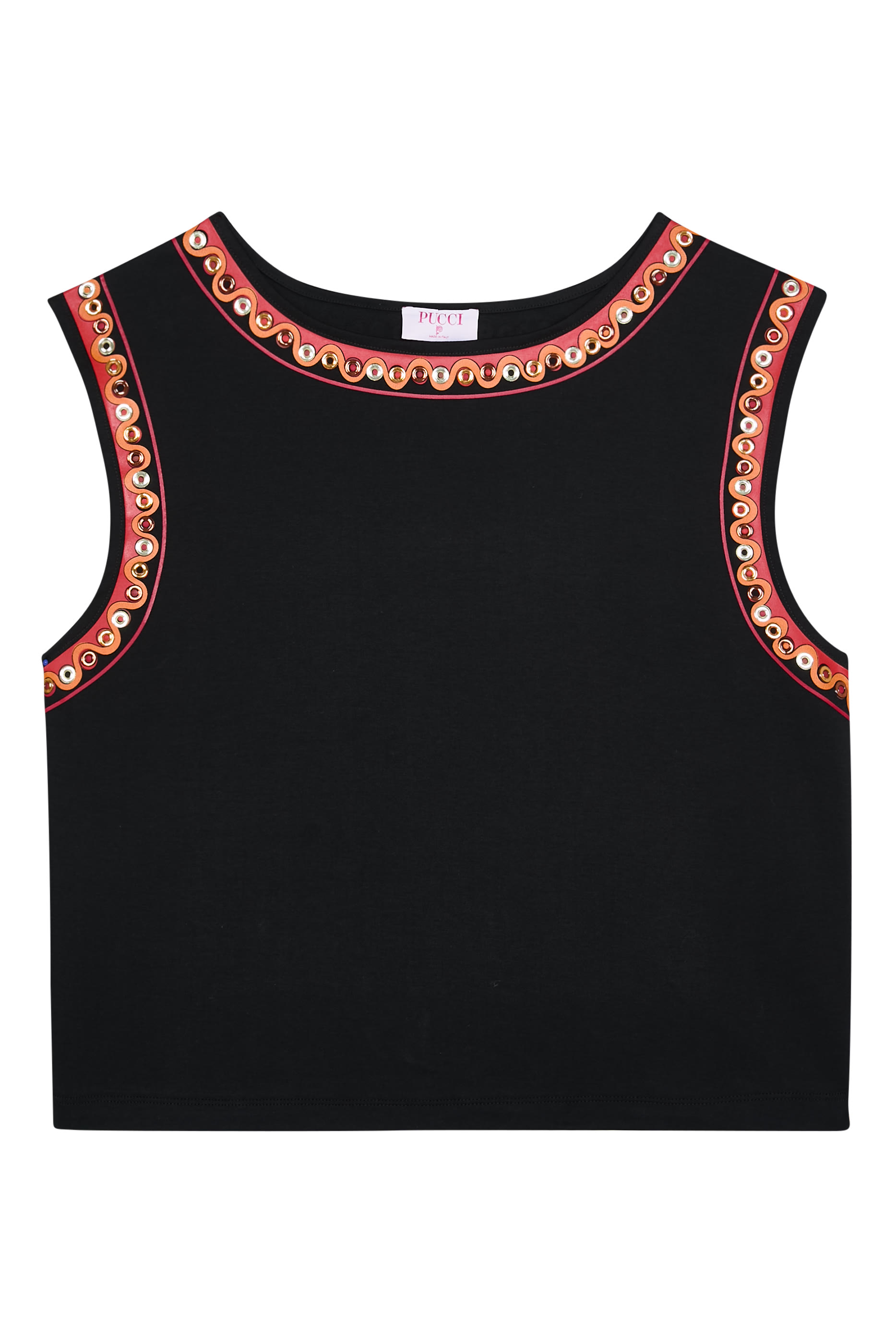 Bordi Stampa Sleeveless T-Shirt