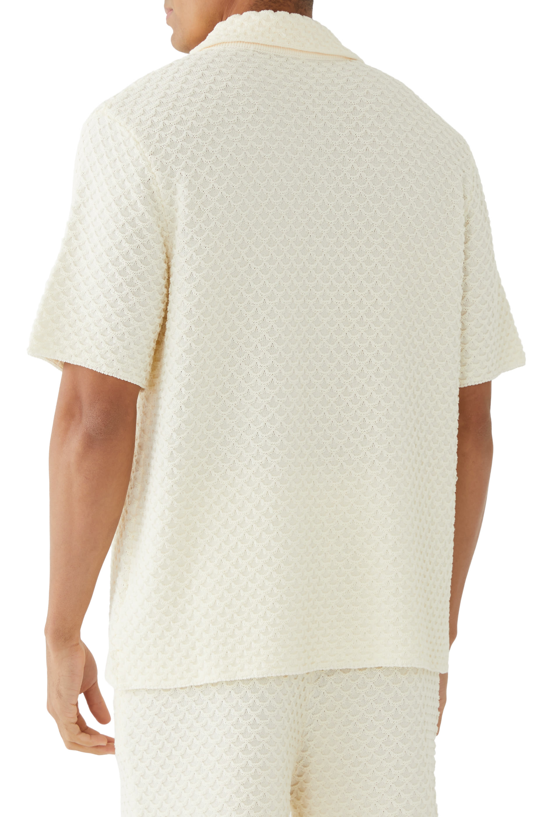 Textured Knitted Shirt